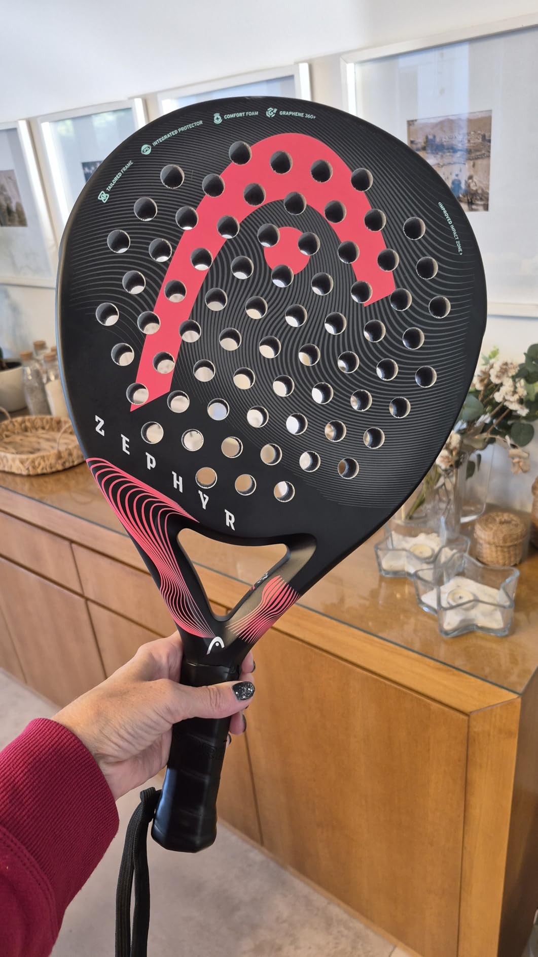 HEAD Graphene 360 Zephyr Padel/Pop Tennis Paddle Series (Zephyr,Pro, UL) customer photo 1