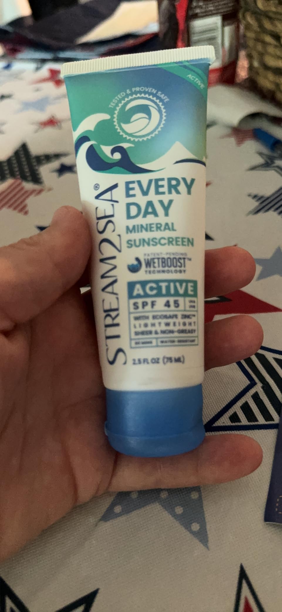 STREAM 2 SEA Every Day Active Mineral Sunscreen SPF 45 Broad Spectrum - Sport | Reef Safe, Biodegradable, EWG Verified | Zinc Oxide 19% Non-Nano, Water Resistant 80 Min | Face & Body 2.5 Fl Oz customer photo 2