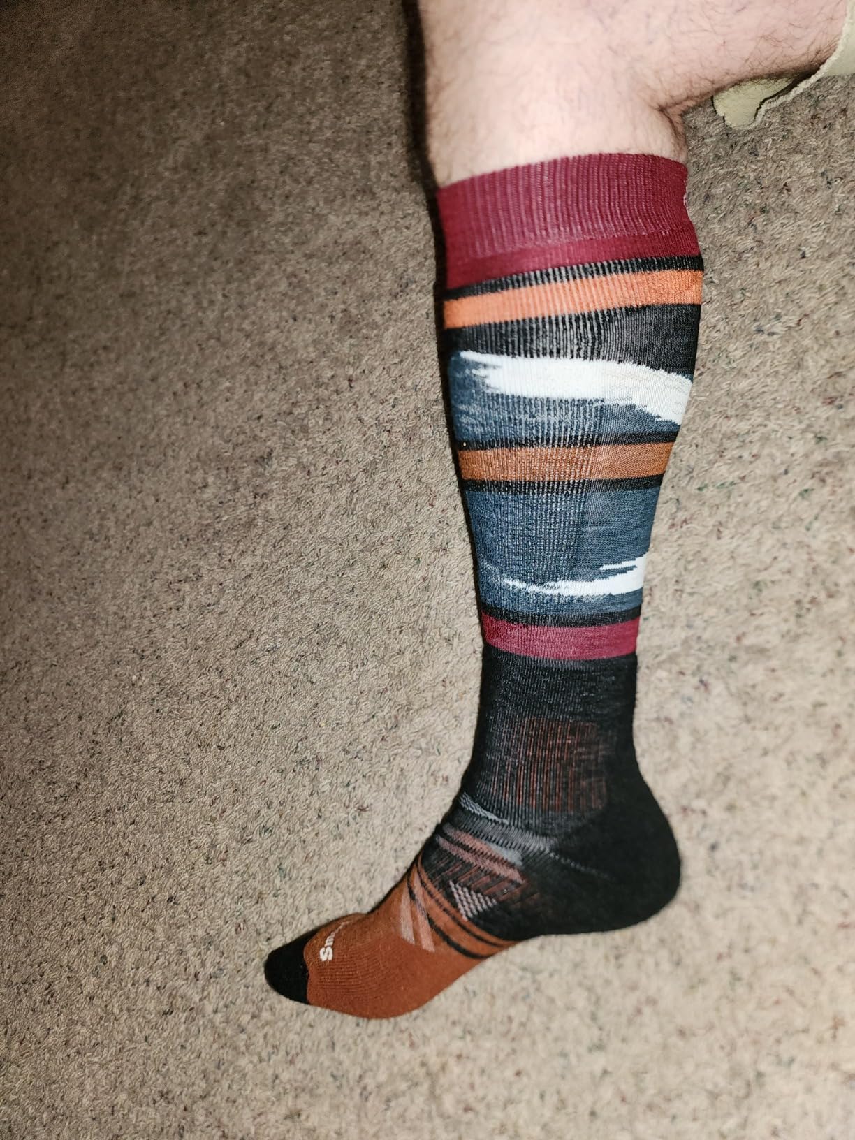Smartwool Men's Ski Full Cushion Midnight Ski Pattern Over the Calf Socks customer photo 1