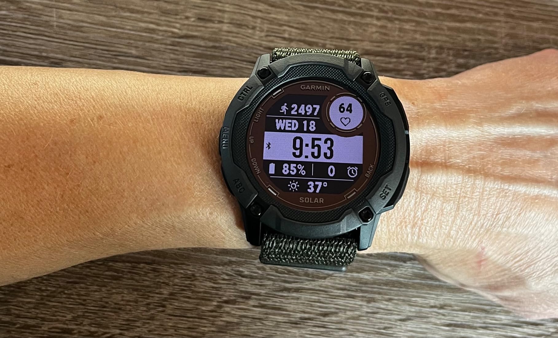 Garmin Instinct 2X Solar, Rugged GPS Smartwatch, Built-in Flashlight, Solar Charging Capability, Multi-Band GNSS, Graphite customer photo 2