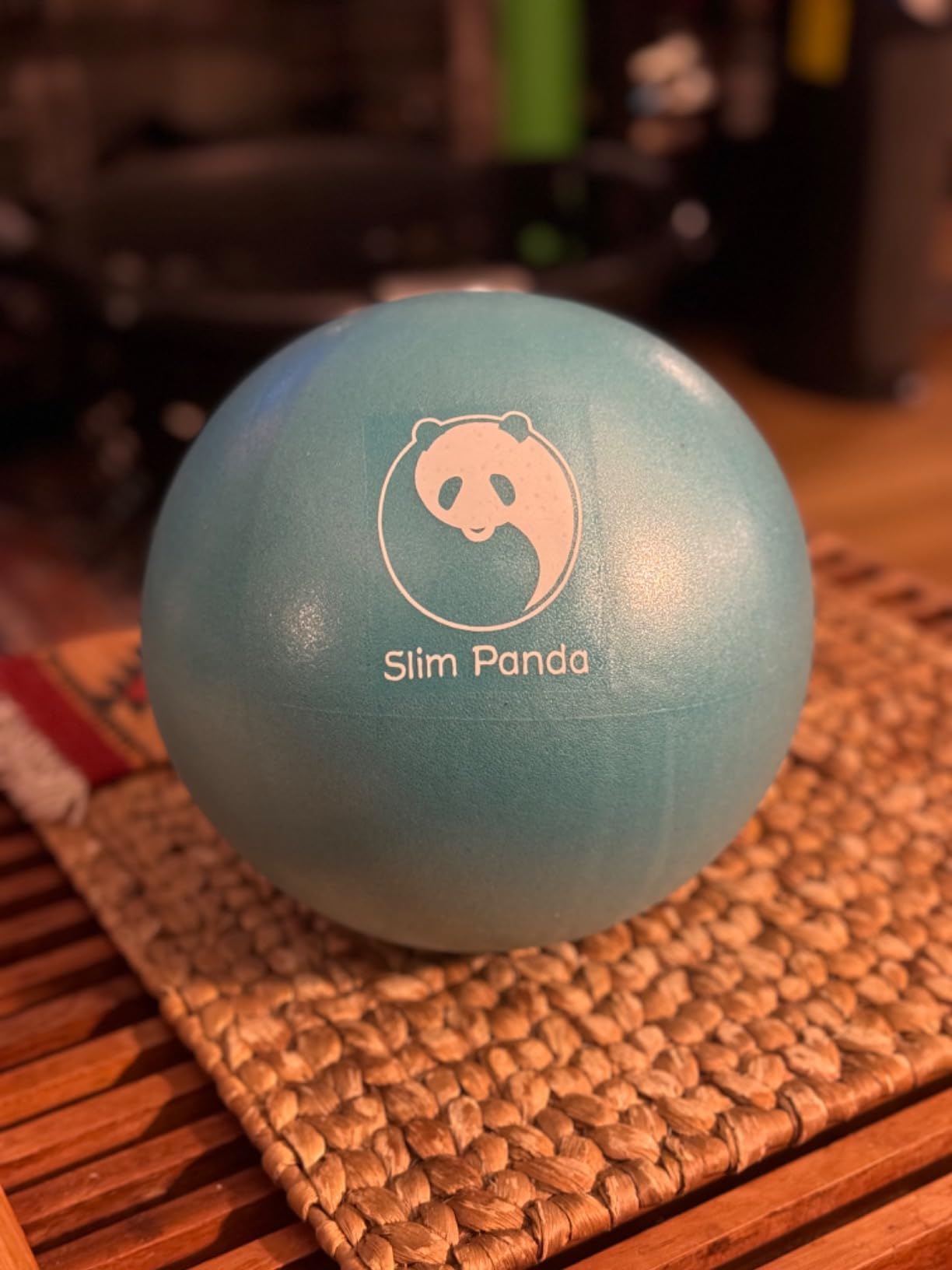 Slim Panda Pilates Ball, 9 Inch Small Exercise Ball, Anti Burst Mini Yoga Ball for Stability, Workout, Barre, Core Strength, Physical Therapy, Balance, Stretching customer photo 1