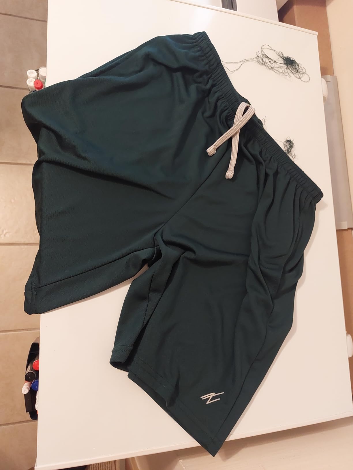 Men's Athletic Shorts Quick Dry Loose-Fit Lightweight Running Workout Gym Shorts with Pockets customer photo 2