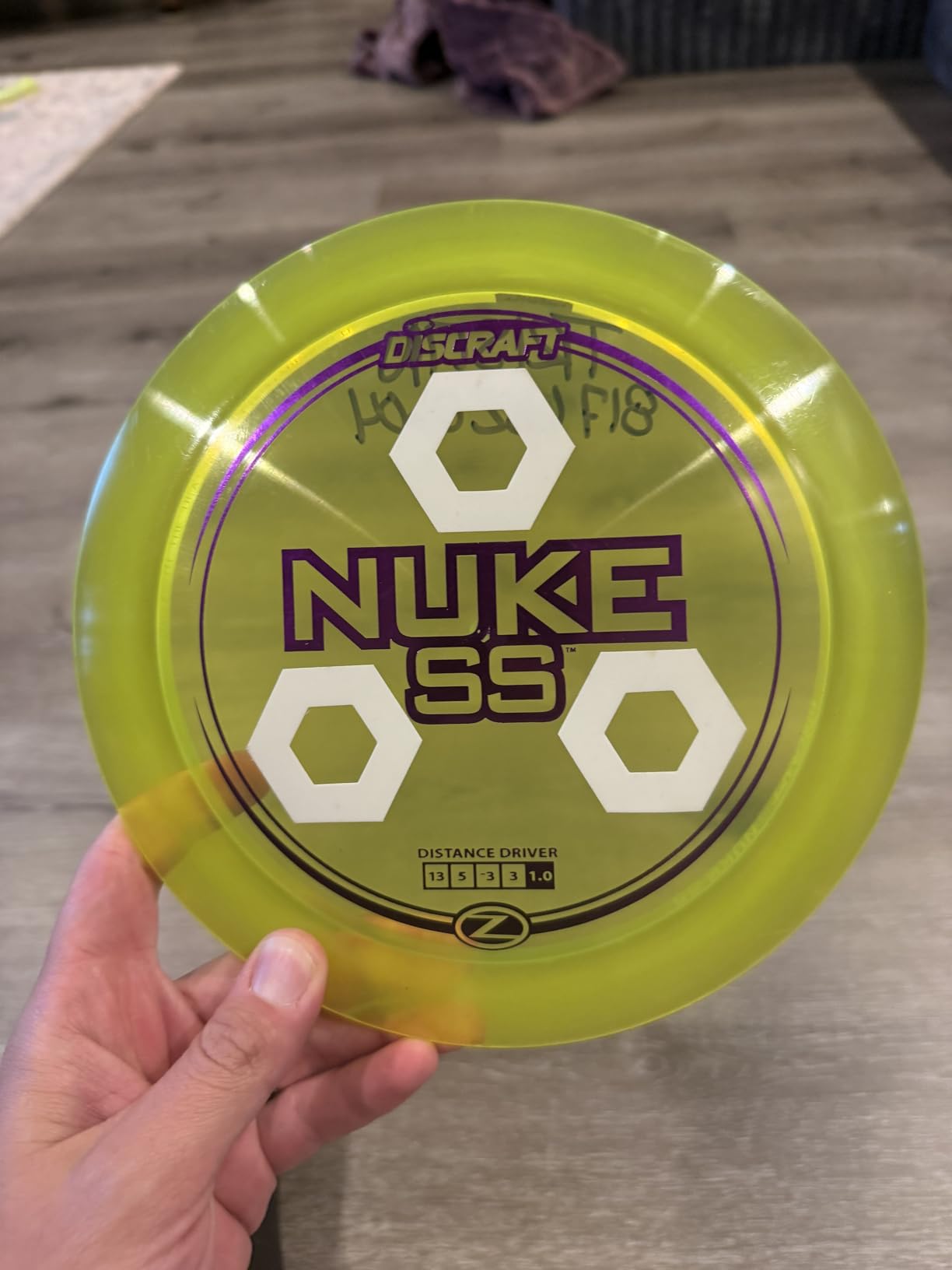 Discraft Z Nuke SS 173-174 Gram Distance Driver Golf Disc customer photo 1