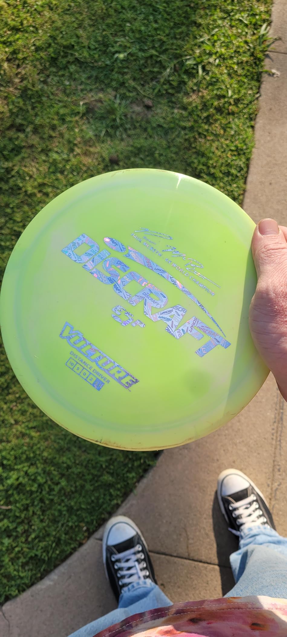 Discraft ESP Vulture Paul McBeth 6X Signature Series 170-172 Gram Distance Driver Golf Disc customer photo 1