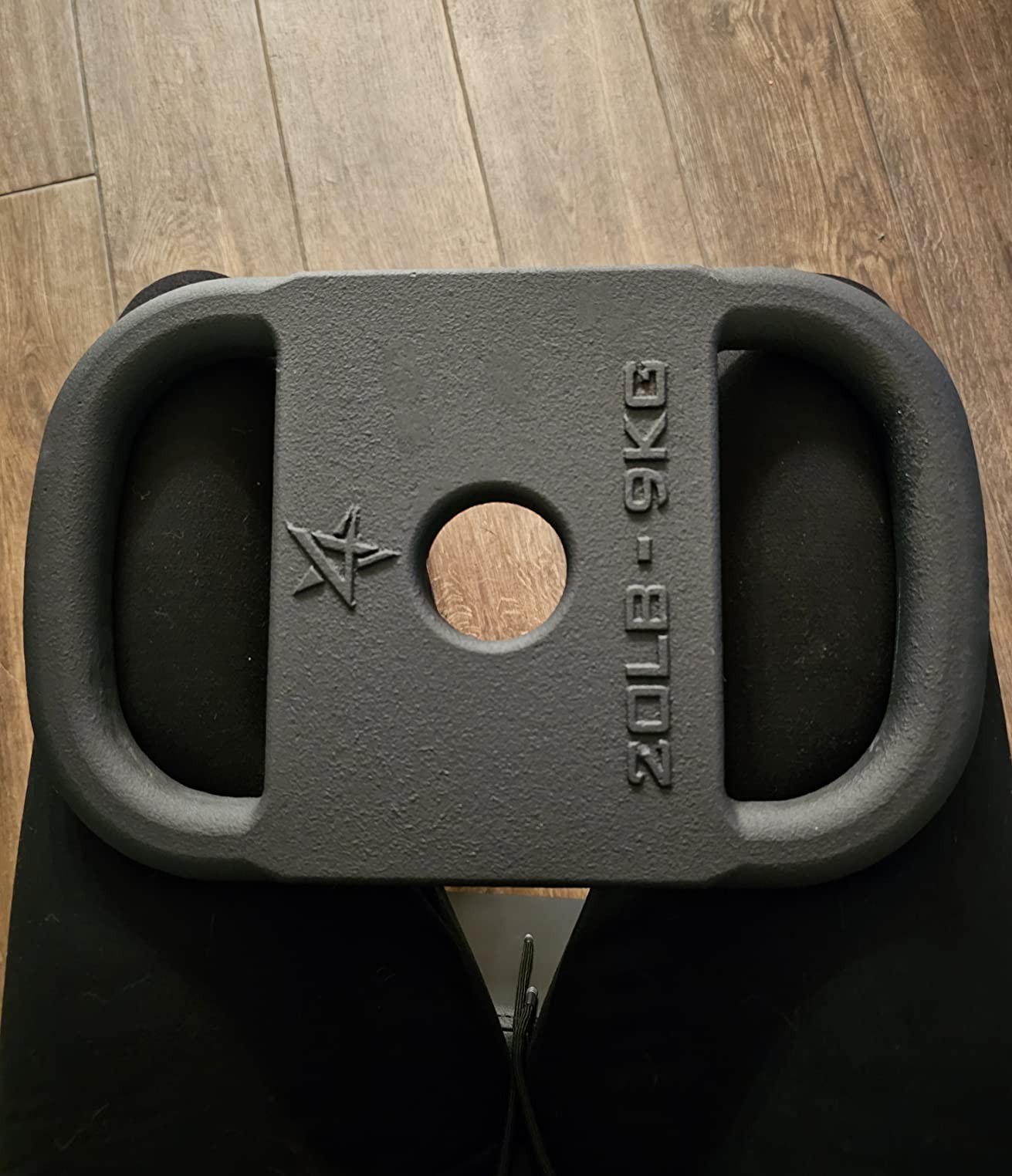 Yes4All Cast Iron Rucking Weight with 2