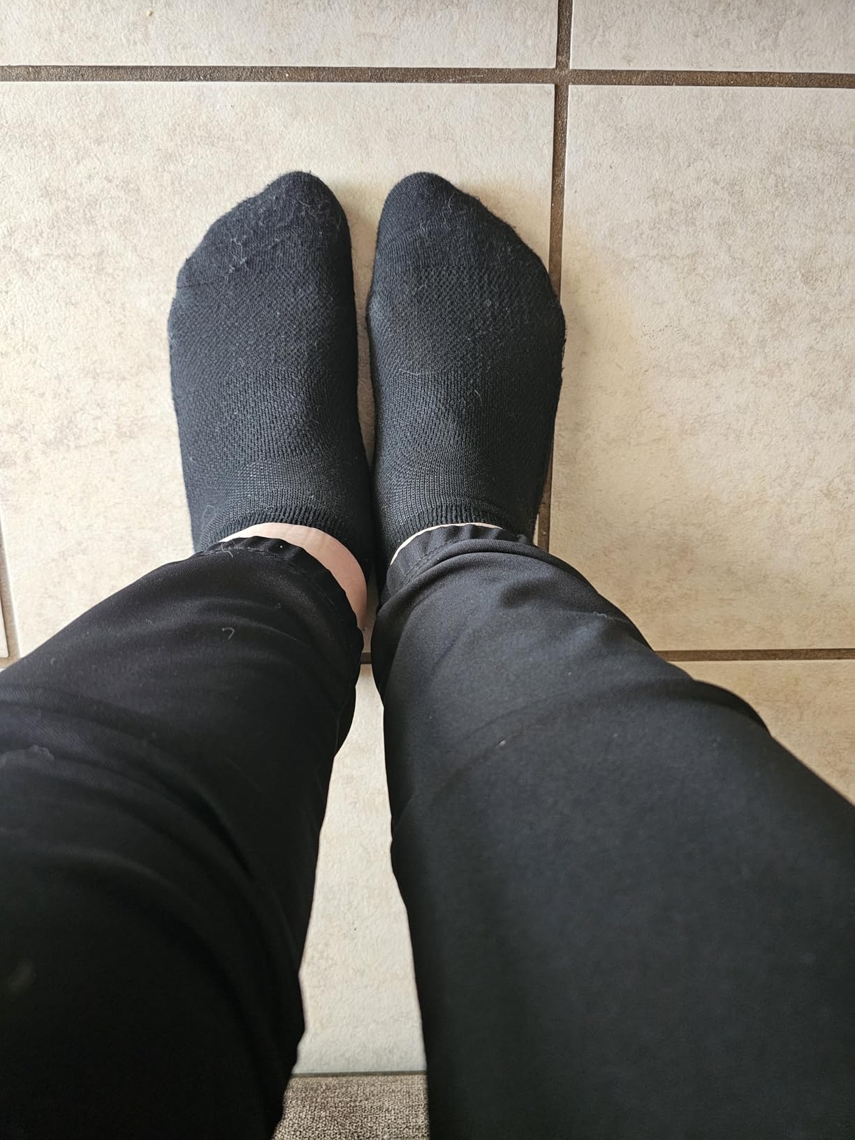 Pilates Socks for Women, Cushioned Ankle Grippy Non Slip Socks for Yoga, Hospital, Barre, Home Slipper 2/4 Pairs customer photo 1