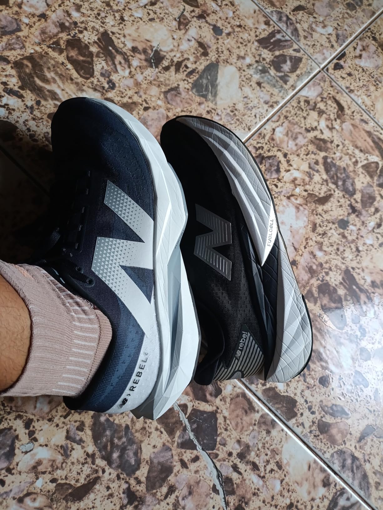New Balance Men's FuelCell Rebel V4 Running Shoes customer photo 2