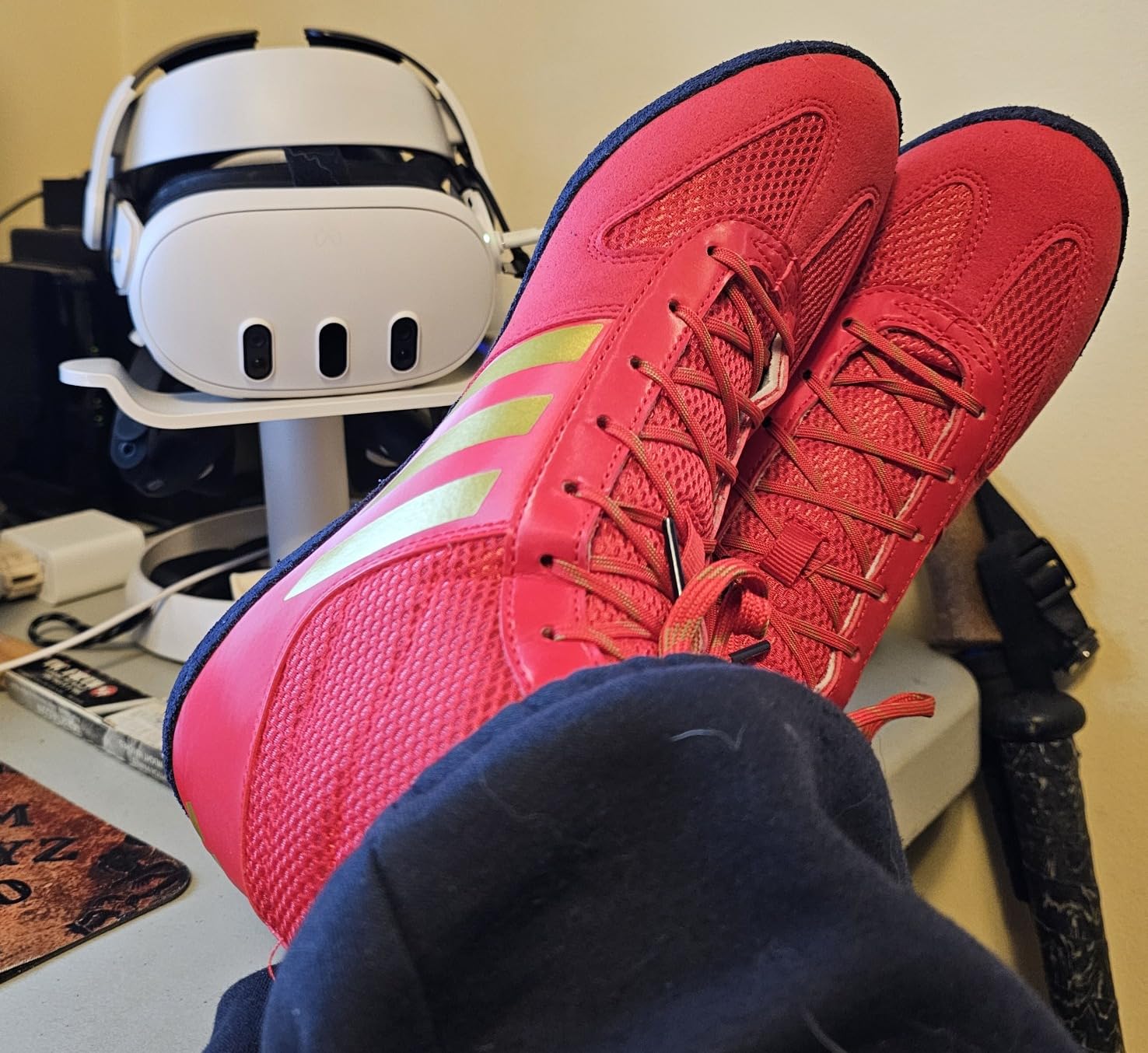 ASICS Mens Combat Speed 5 Wrestling Shoes customer photo 2