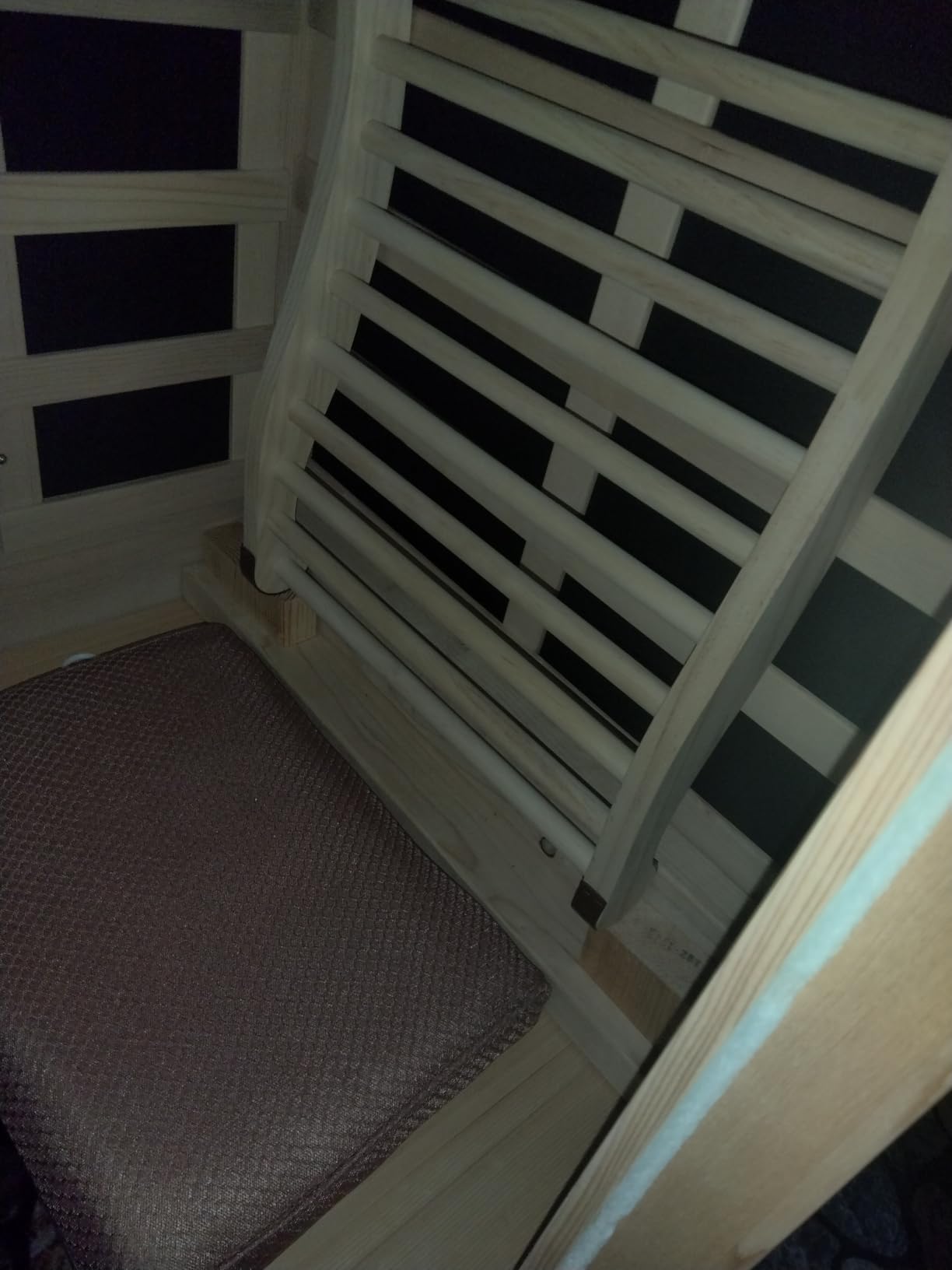 OUTEXER Far Infrared Sauna Home Sauna Spa Room Canadian Hemlock Wood 1200W Indoor Saunas Low EMF 110V with 7 Color Light and Tempered Glass Door customer photo 2