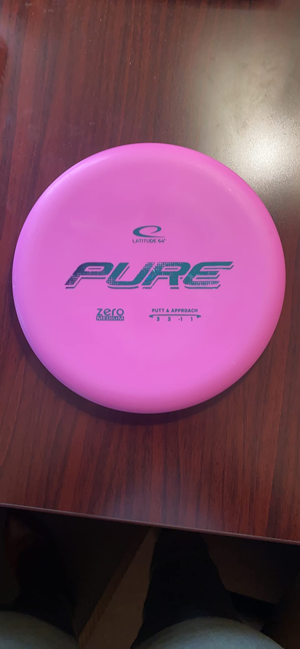 Latitude 64 Zero Medium Pure Disc Golf Putter | Straight-Flying Putter with Minimal Fade | Soft & Grippy Zero Medium Plastic | 170-176g customer photo 1