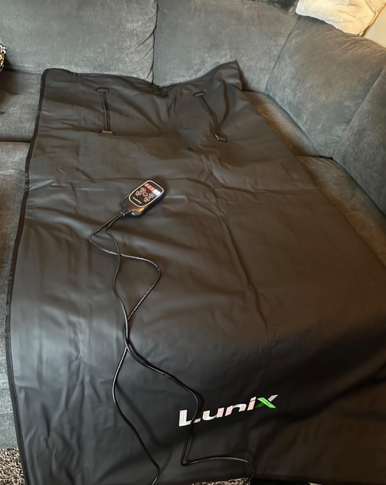 Lunix LX17 Infrared Sauna Blanket, Portable Sauna Bag for Relaxation, Detox & Stress Relief customer photo 1