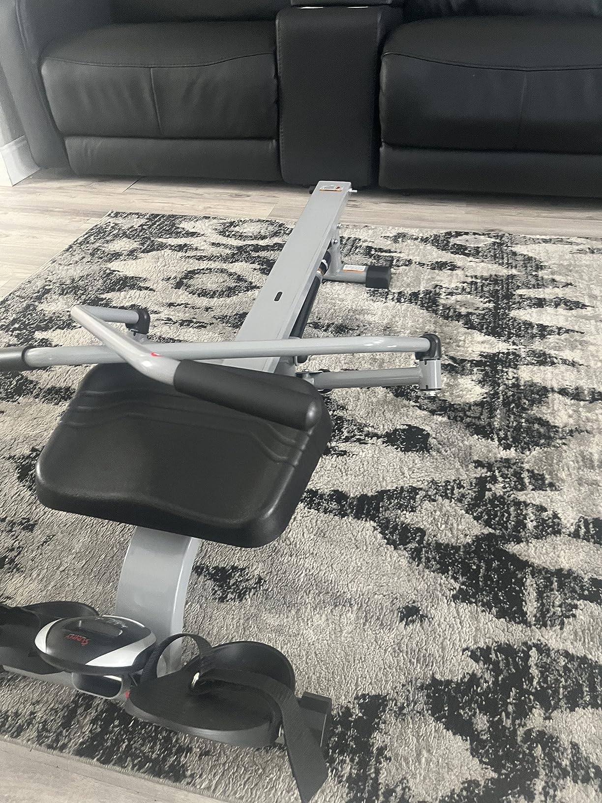 Sunny Health & Fitness Smart Compact 360° Full-Motion Rower, Low-Impact Full-Body Workout Rowing Workout Machine, Wide Motion Range & Space-Saving Design, Free SunnyFit Training App Connection customer photo 1