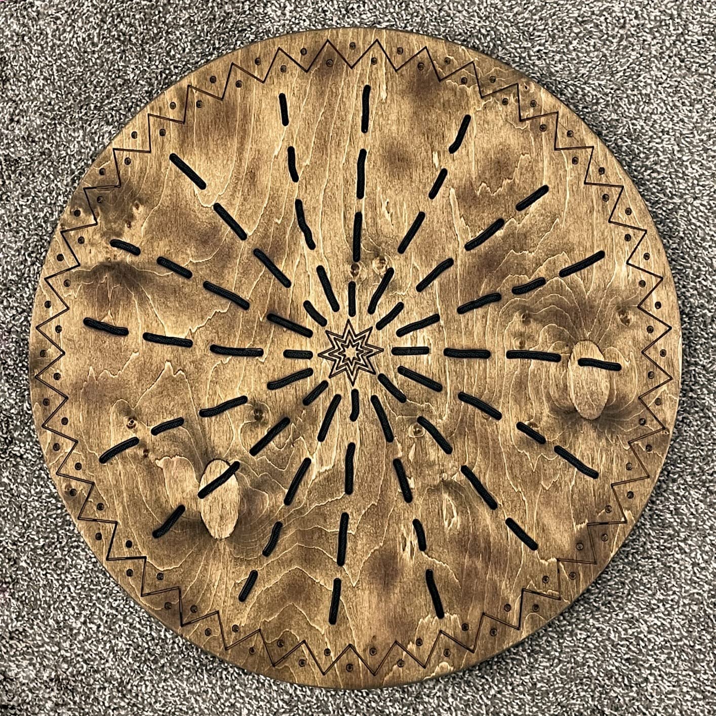 Water-Fall Disc - Wooden Ocean Drum, Geyser, 16