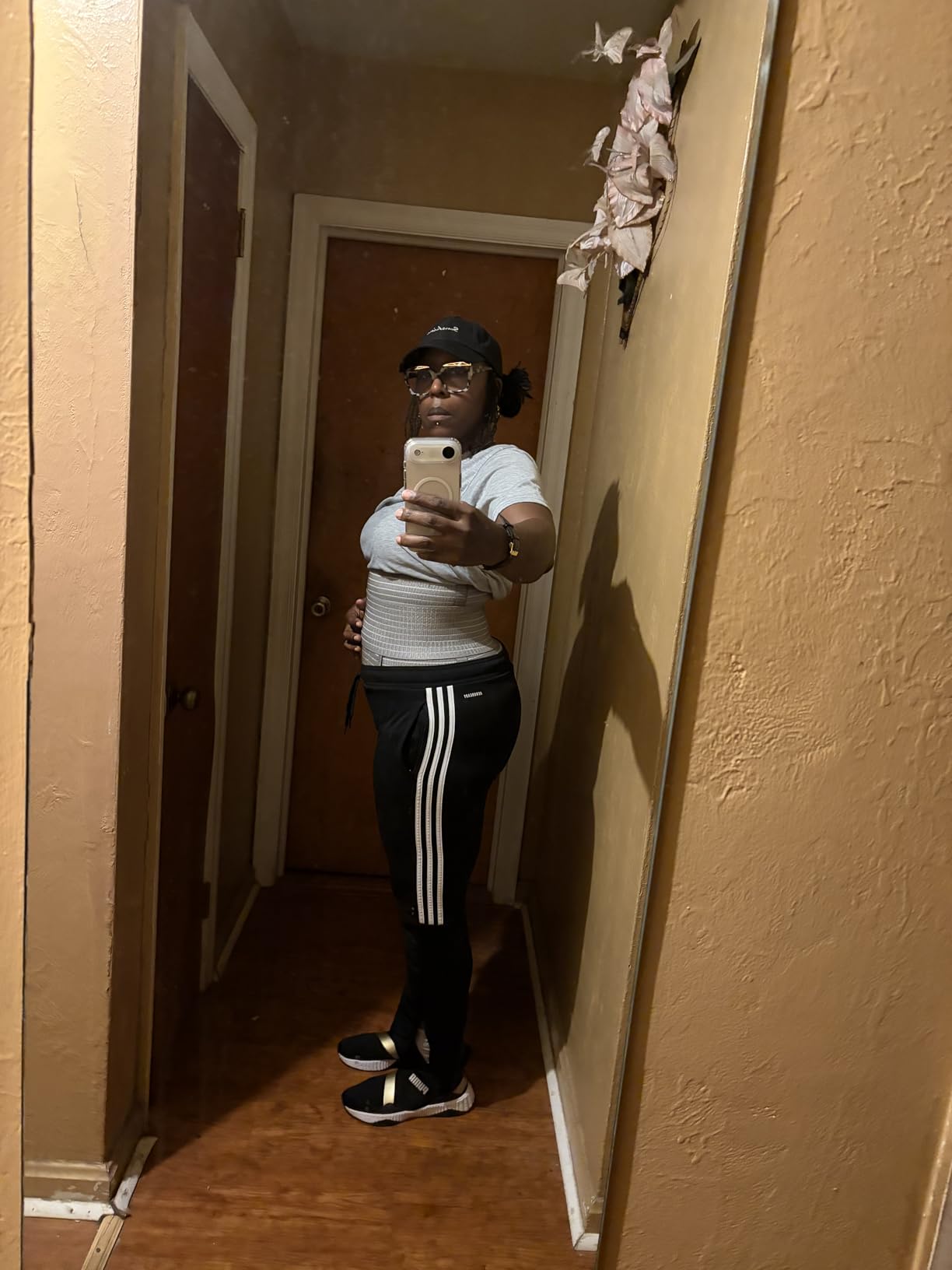 MAMODY Postpartum Belly Wrap, Postpartum Belly Band, Abdominal Binder (Polyester Made with Bamboo Charcoal Fiber), S/M customer photo 2