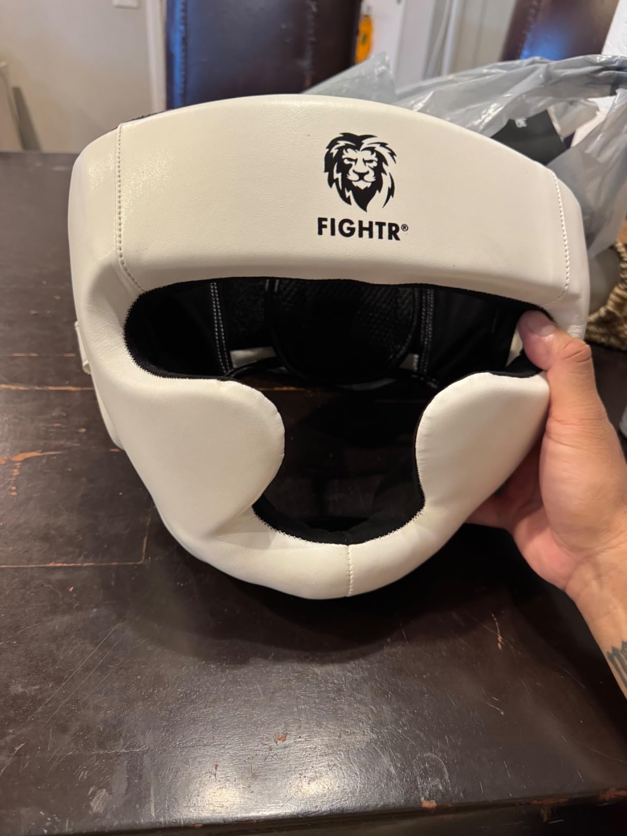 FIGHTR Boxing Headgear with Best fit | Boxing Helmet Guard for Sparring | Adjustable Size for MMA, Muay Thai, Kickboxing & Martial Arts customer photo 2