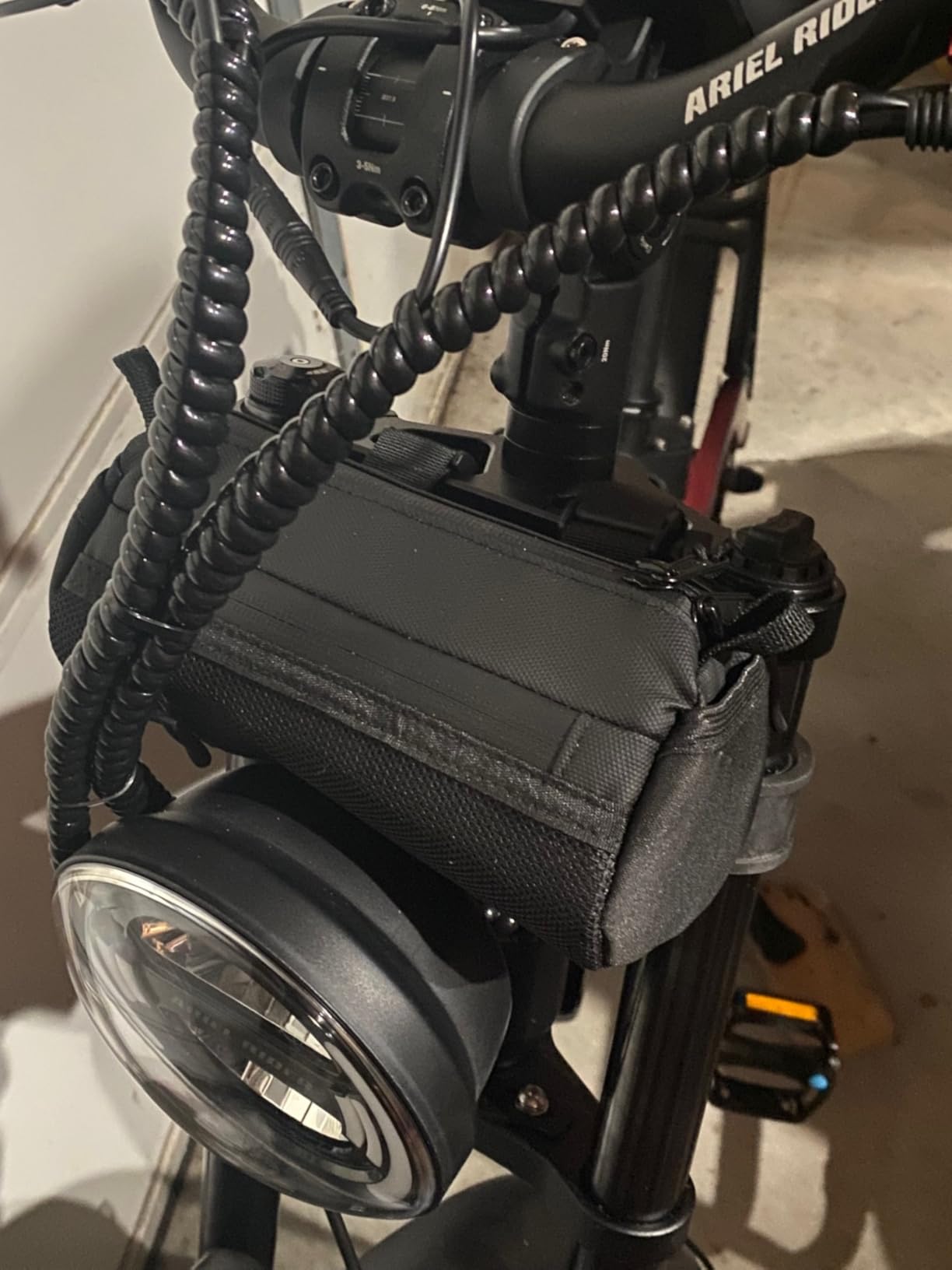 Lumiere & Co. Bike Handlebar Bag - Durable, Multiple Size and Color Options - Clip Straps, Hook & Loop, Shoulder Strap customer photo 2