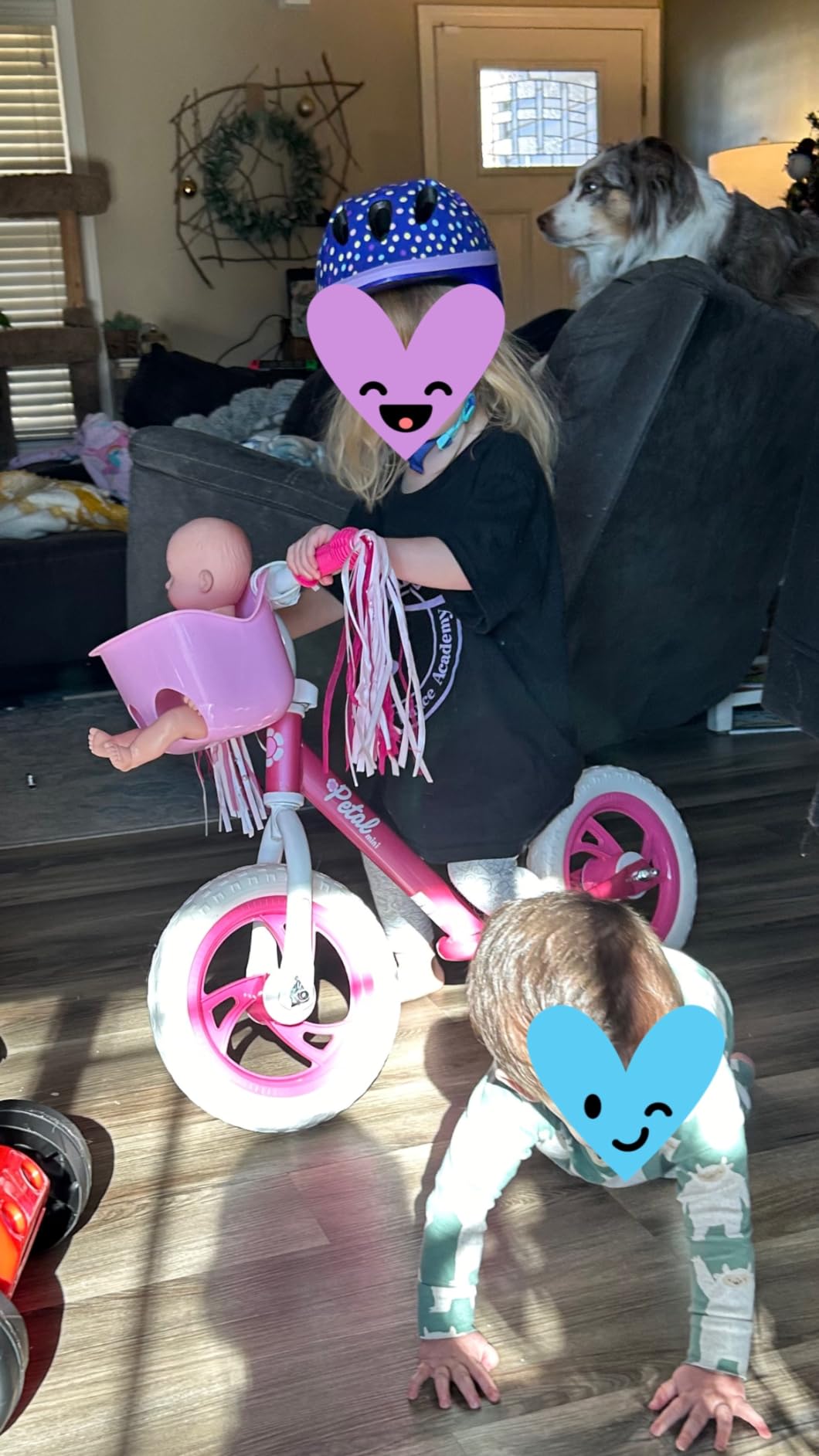 JOYSTAR 12/14 Inch Kids Balance Bike for 18months-5 Years Old Boys Girls, Lightweight Toddler Balance Bikes with Footrest and Handlebar Basket or Doll Seat customer photo 1