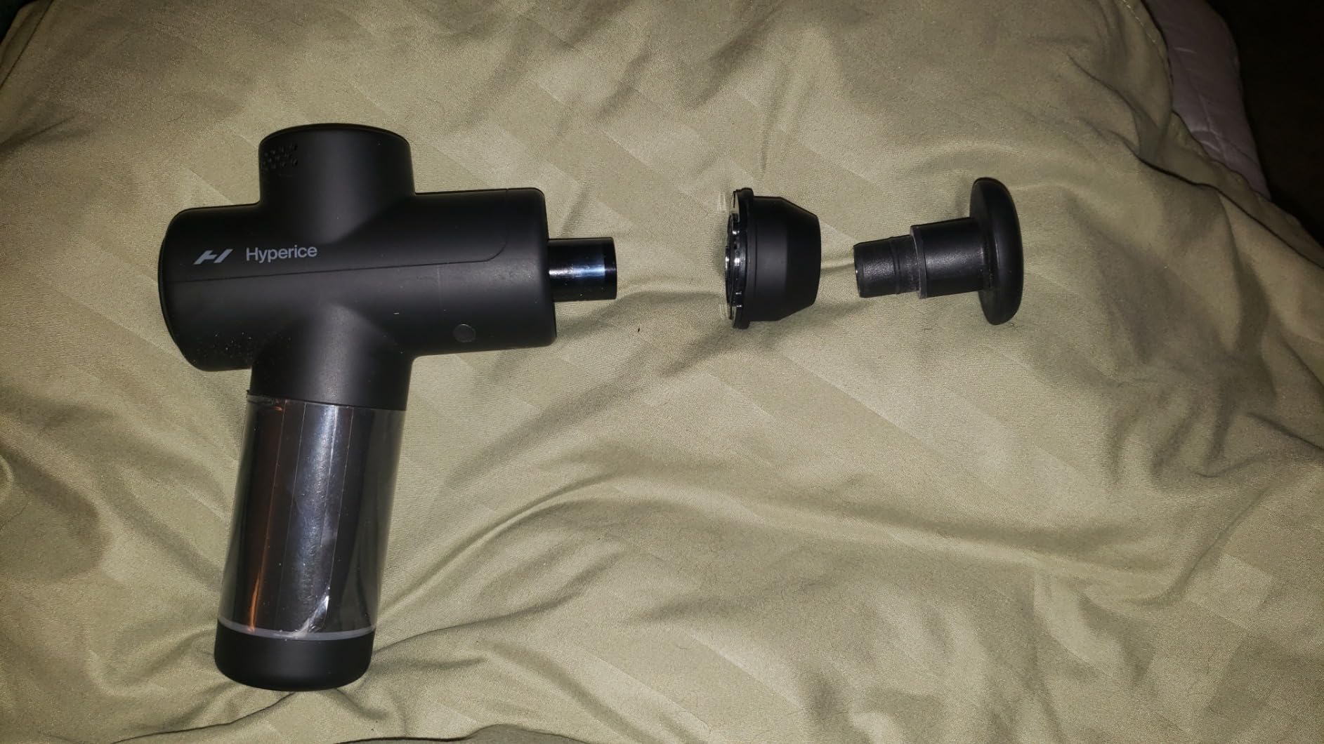 Hyperice Hypervolt Go 2 - Featuring Quiet Glide Technology - Handheld Percussion Massage Gun - 3 Speeds, 2 Interchangeable Heads customer photo 2