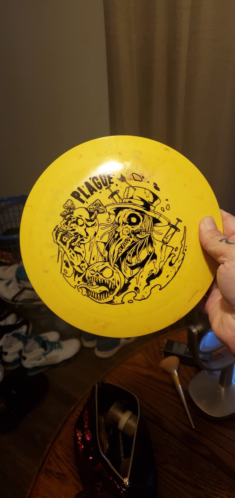 DOOMSDAY DISCS Plague Distance Driver | Professional Level Disc Golf Driver | Premium Toxic Waste Plastic customer photo 1