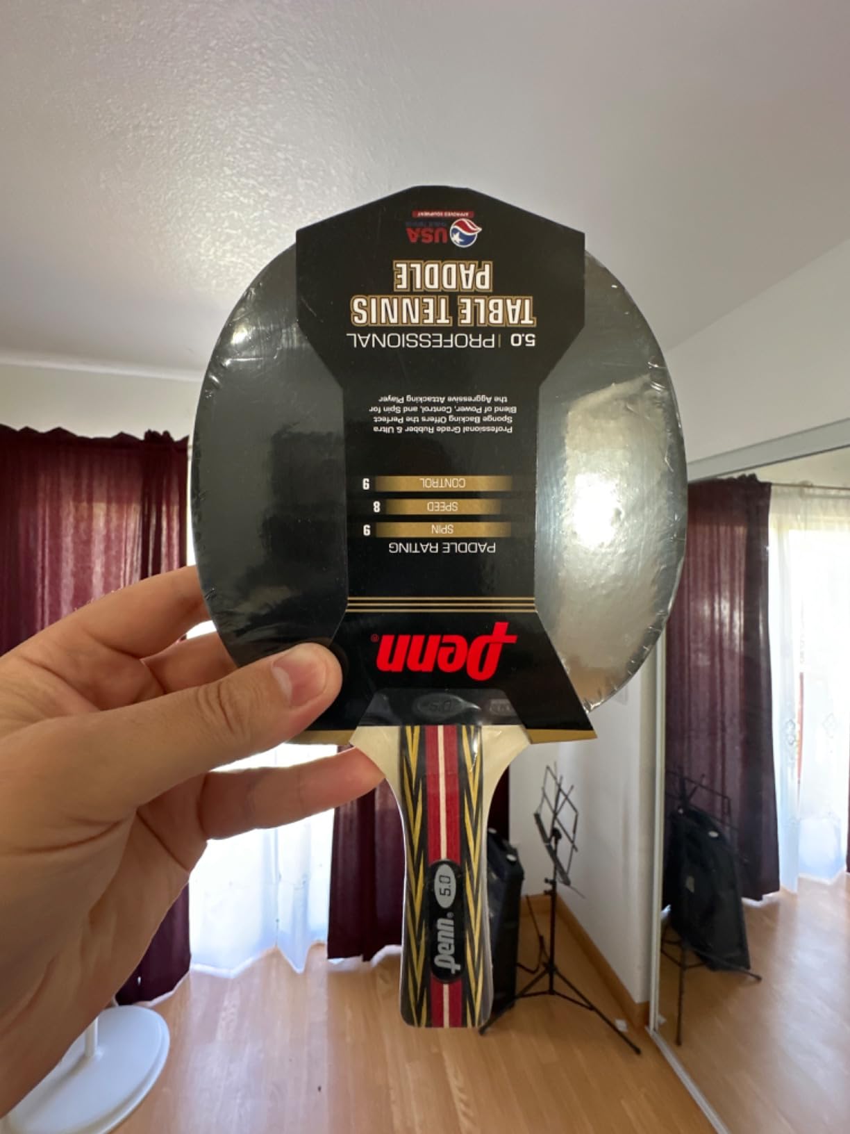 Penn 5.0 Professional Ping Pong Paddle customer photo 1