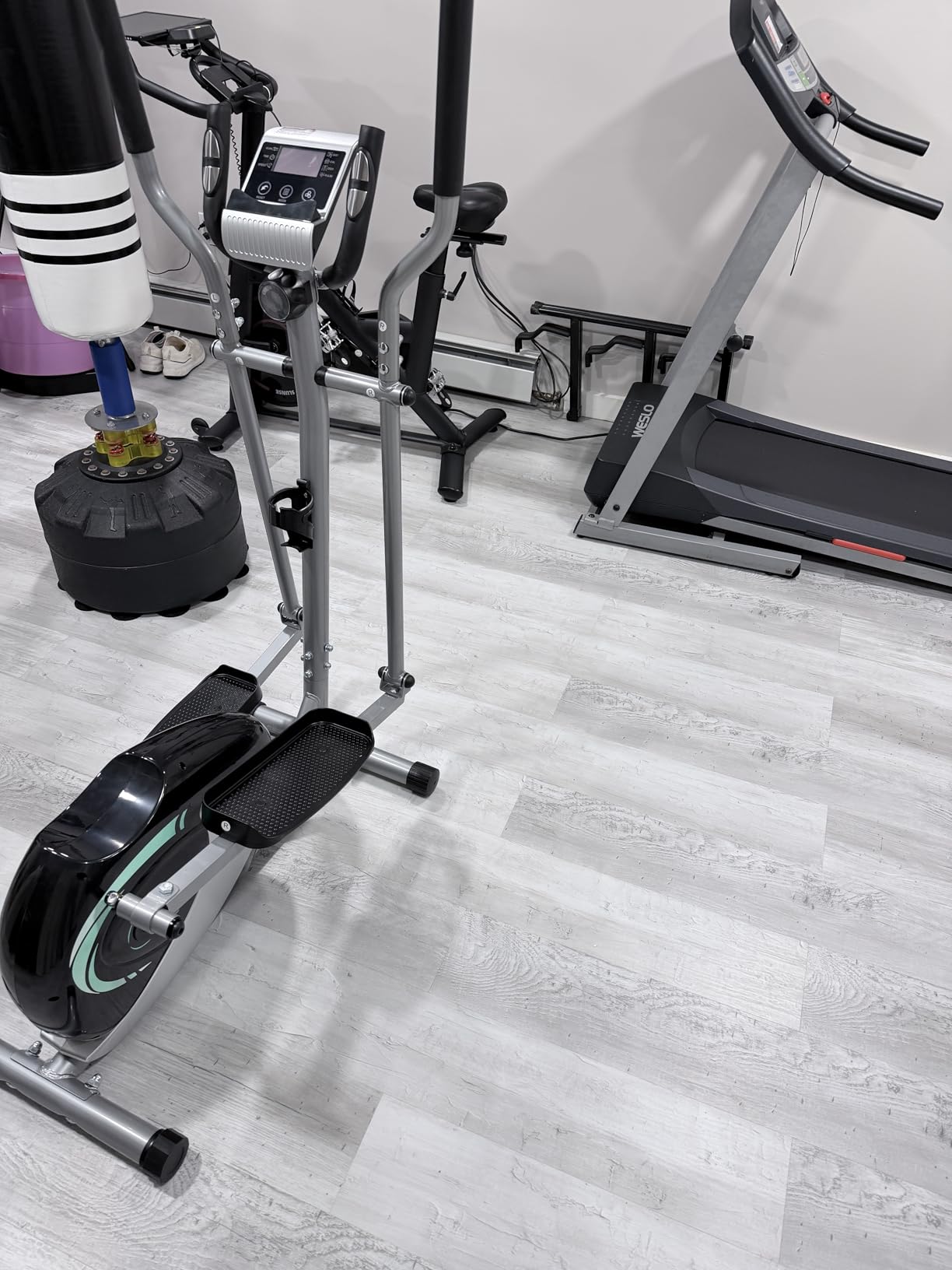 Elliptical Exercise Machine, Dripex Magnetic Elliptical Machine for Home, Hyper-Quiet Elliptical Training Machines w/ 13.2lbs Flywheel, 16 Resistance Levels, Pulse, LCD Monitor customer photo 2
