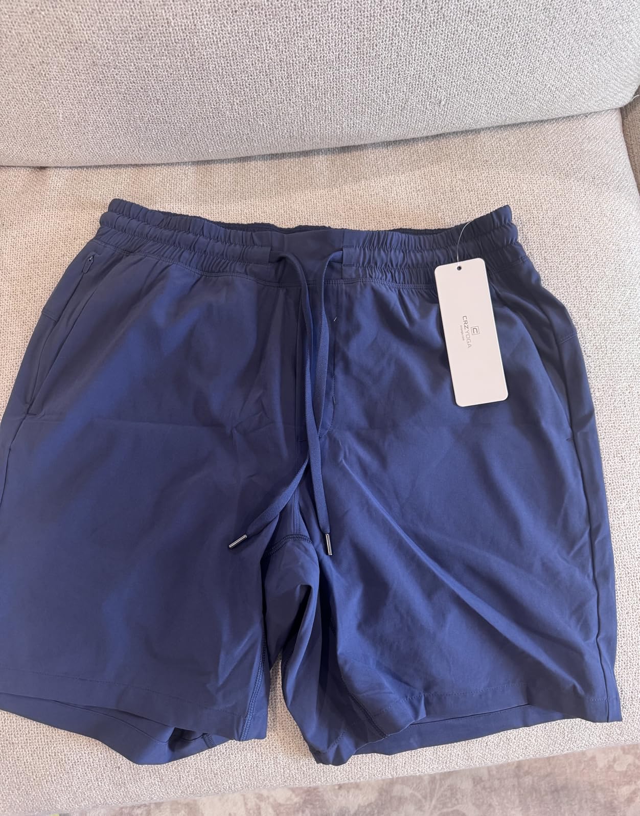 CRZ YOGA Mens 2 in 1 Running Shorts 7