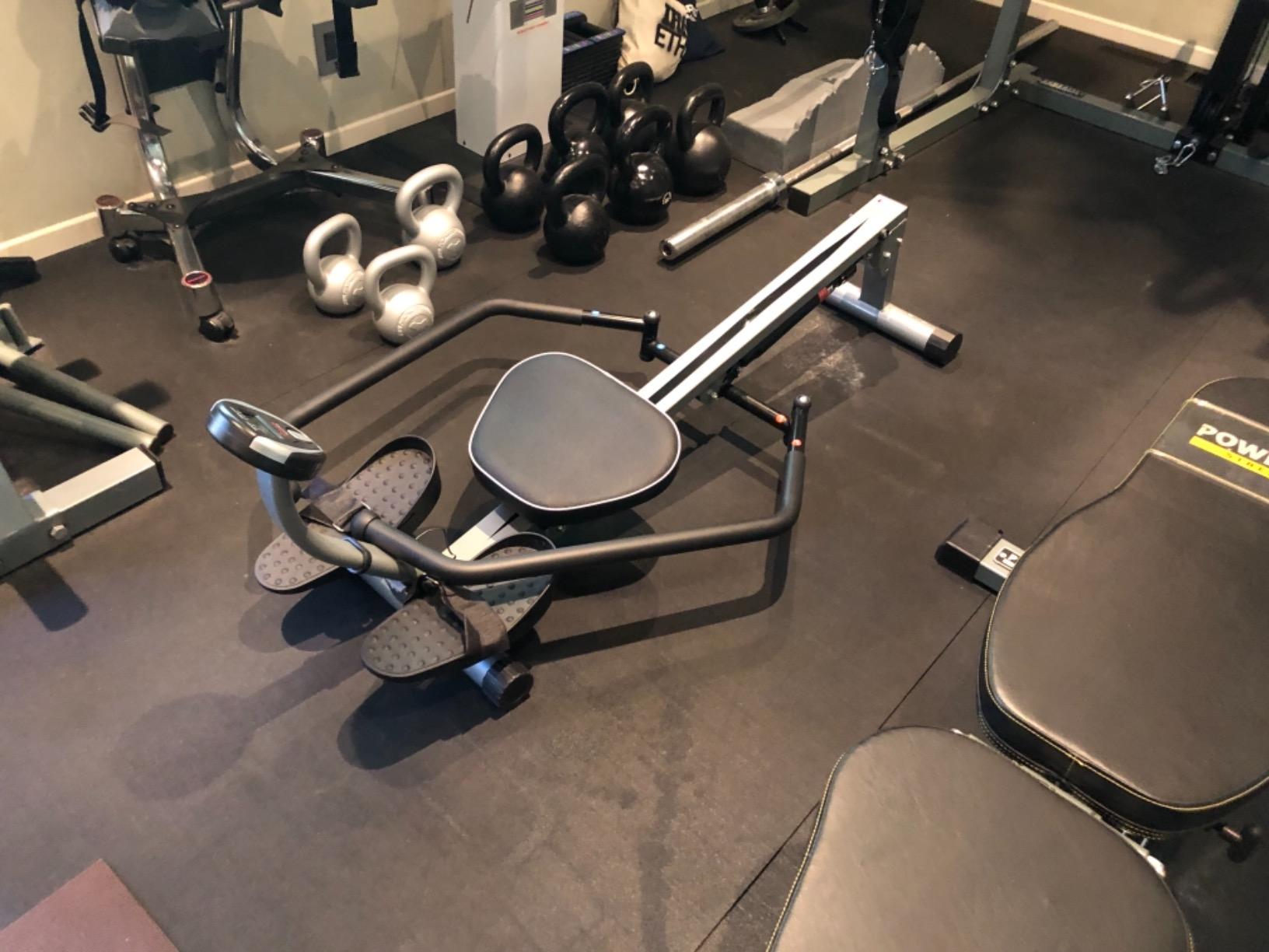 Sunny Health & Fitness Smart 360-Degree Dual-Function Magnetic Rowing Machine, Full-Motion Workout with 51-Inch Extended Rail, Total-Body Training for Home, Free SunnyFit APP Connection customer photo 2