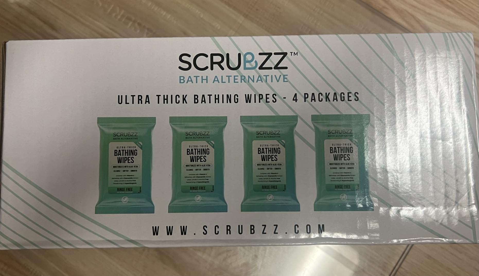 Extra Large Bath Wipes for Adults Bathing No Rinse - 40 Ultra Thick Disposable Body Wipes for Men, Women & Elderly - Great for Gym, Camping, Post Surgery customer photo 2