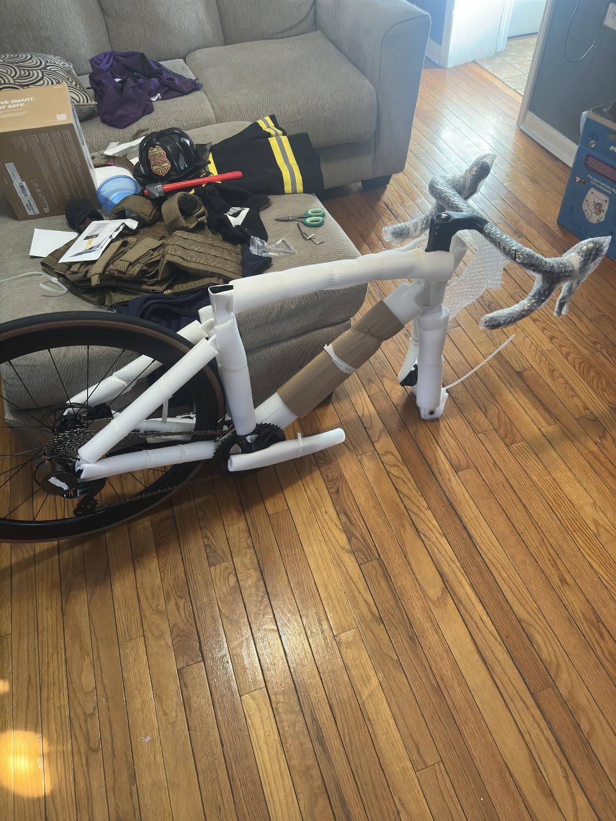 Carbon Road Bike, Lightweight Full Carbon Racing Bicycle with Shimano 105 R7120 24S Shift Groupset and Hydraulic Oil Disc Brake Bike customer photo 2