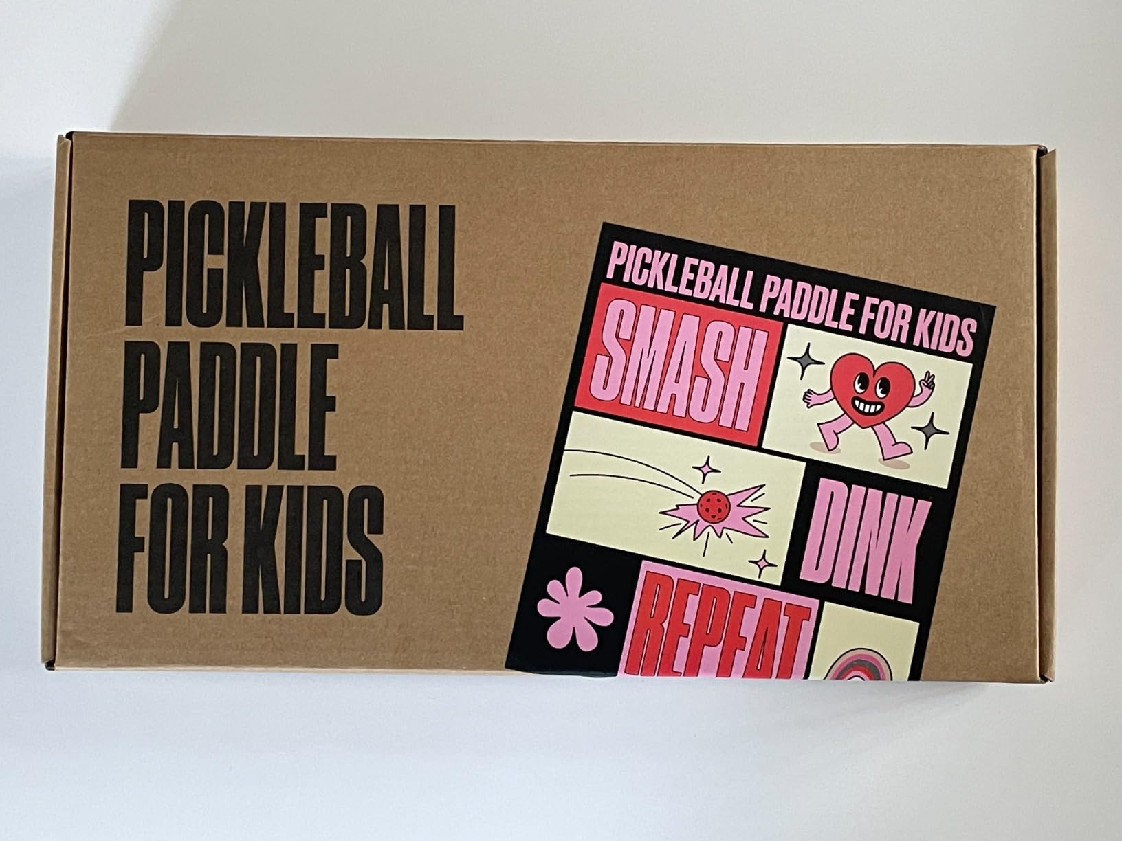 Sportbit Kids Pickleball Paddles Set of 1 or 2 - Child Size Pickleball Paddle for Kids Small and Lightweight - Carbon Fiber Youth Pickleball Paddle Set with Bag for Children Under 12. customer photo 2