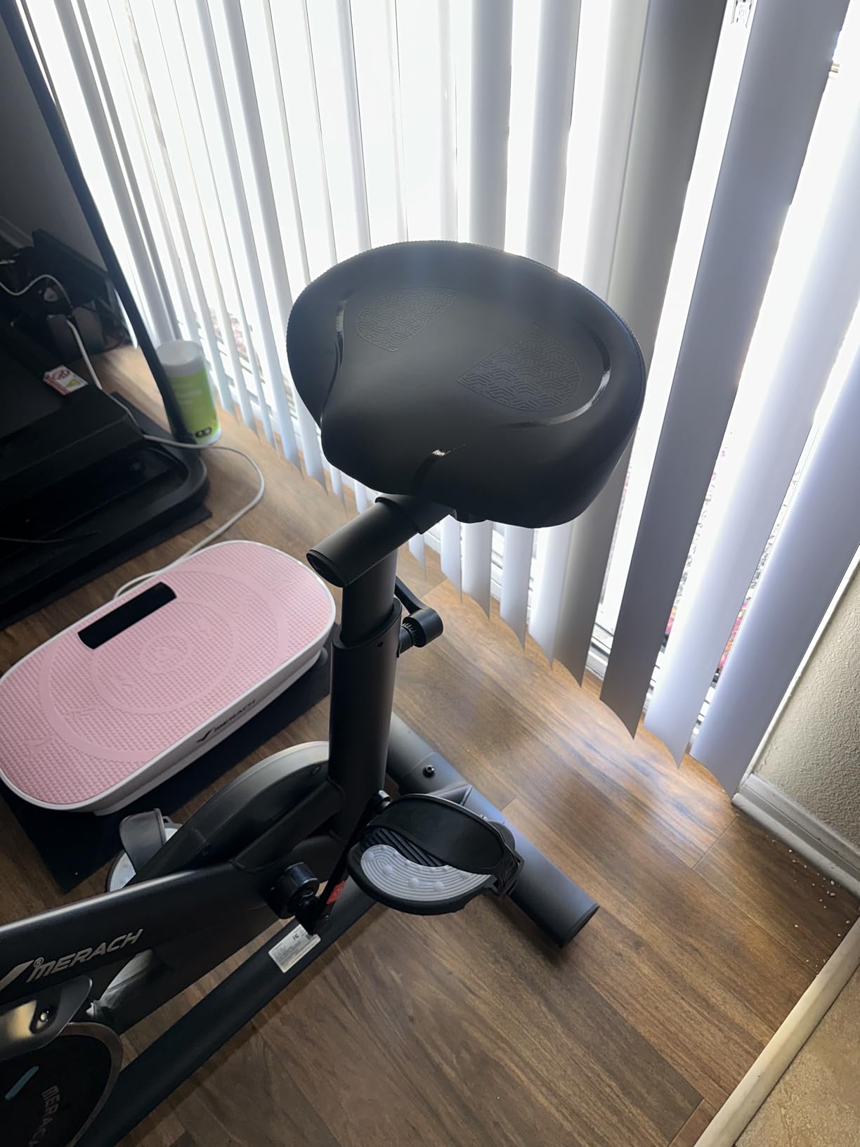 Noseless Bike Seat Cushion for Men & Women - Extra Padding & Comfort Wide Bicycle Seat, Oversized Comfortable Saddle for Peloton Bikes customer photo 1