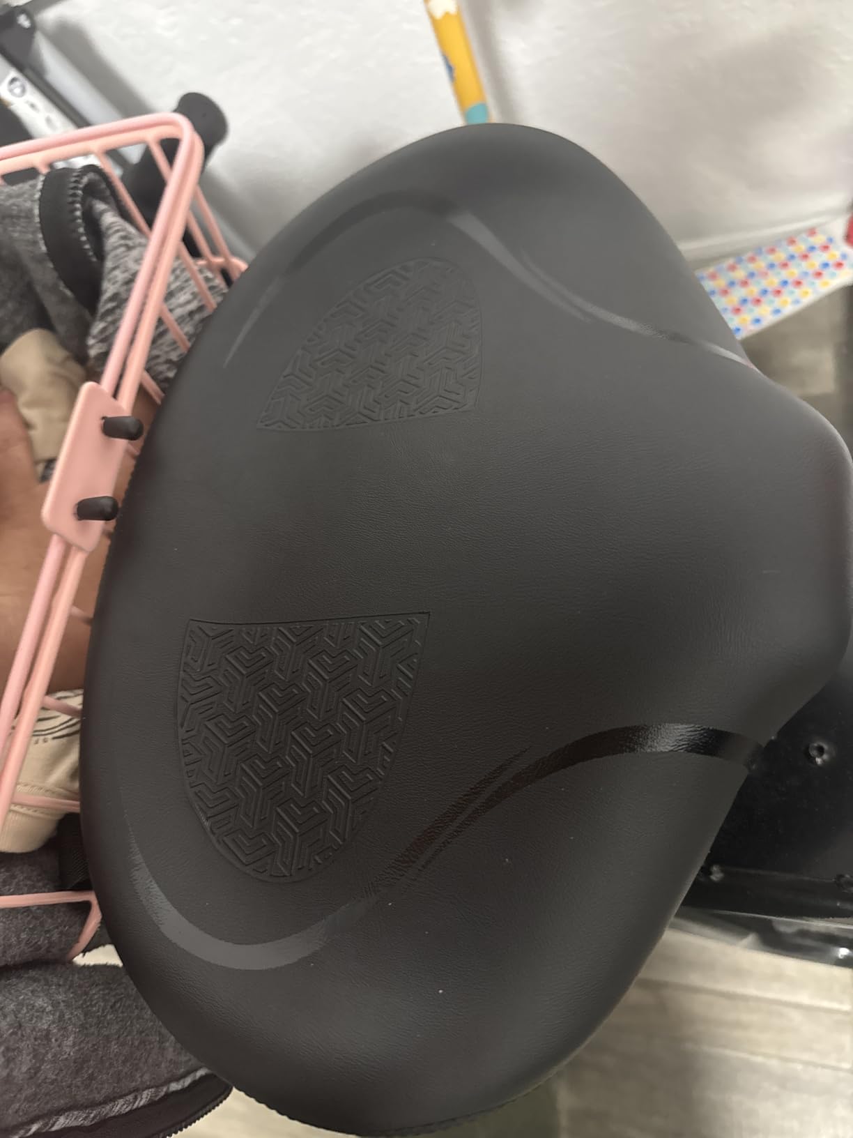 Noseless Bike Seat Cushion for Men & Women - Extra Padding & Comfort Wide Bicycle Seat, Oversized Comfortable Saddle for Peloton Bikes customer photo 2