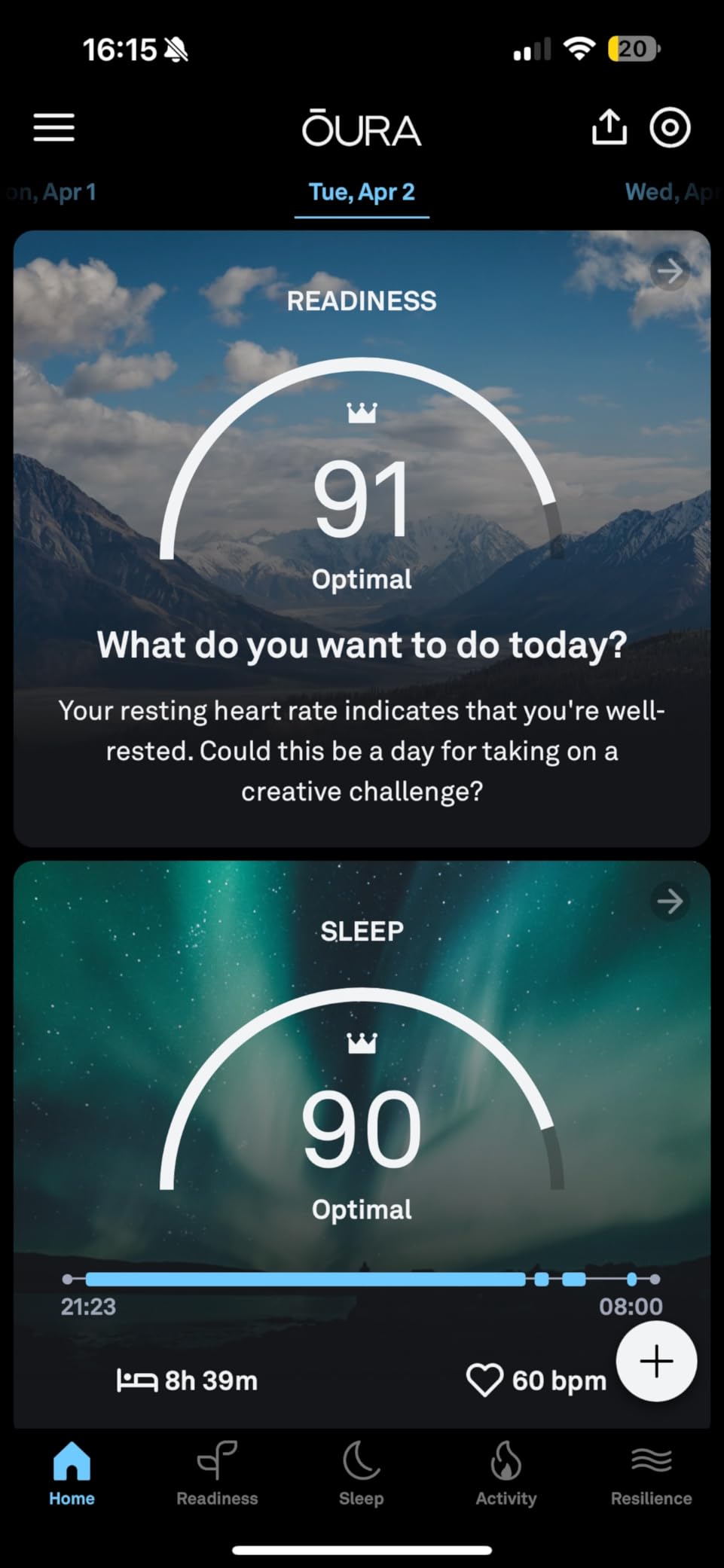 Oura Ring Gen3 Horizon - Gold - Size 9 - Smart Ring - Size First with Oura Ring Gen3 Sizing Kit - Sleep Tracking Wearable - Heart Rate - Fitness Tracker - 5-7 Days Battery Life customer photo 1