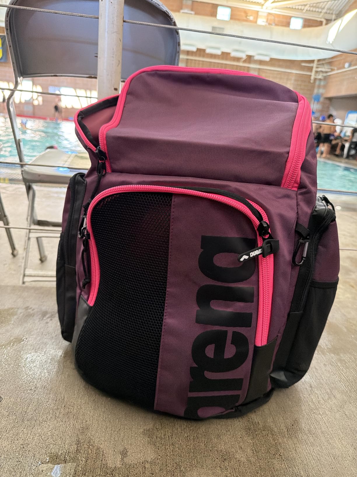 ARENA Spiky III Backpack 45 Swimming Athlete Sports Gym Rucksack Large Training Gear Equipment Swim Bag for Men and Women, 45 Liters customer photo 1