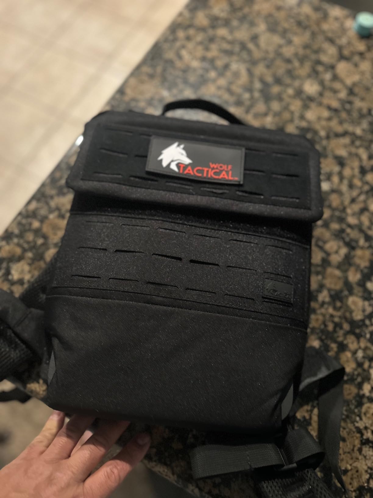 WOLF TACTICAL Men's Weighted Backpack - Rucking Backpack for Training, Strength, Running customer photo 1
