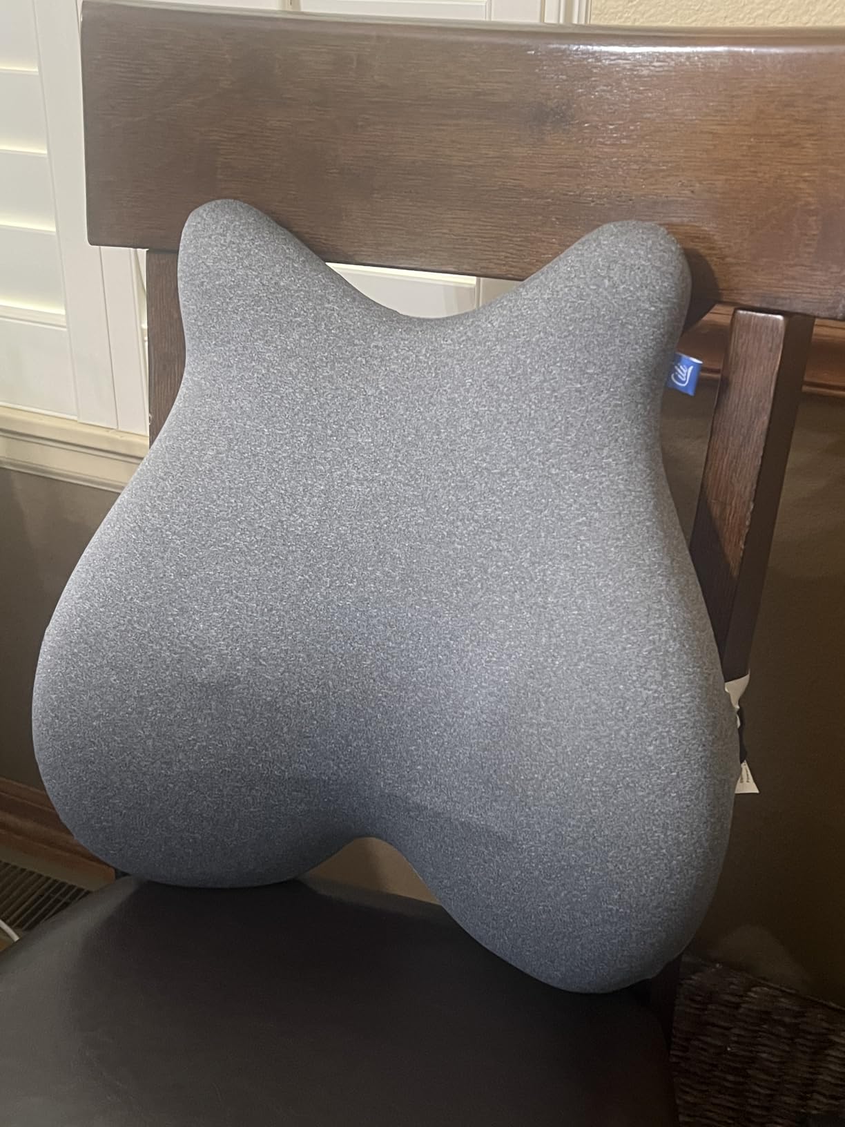 CILI Heated Lumbar Support Pillow for Office Chair, Ergonomic Back Support Cushion with Vibration, Memory Foam Chair Back Massager, Mother's Day Gifts for Mom customer photo 2