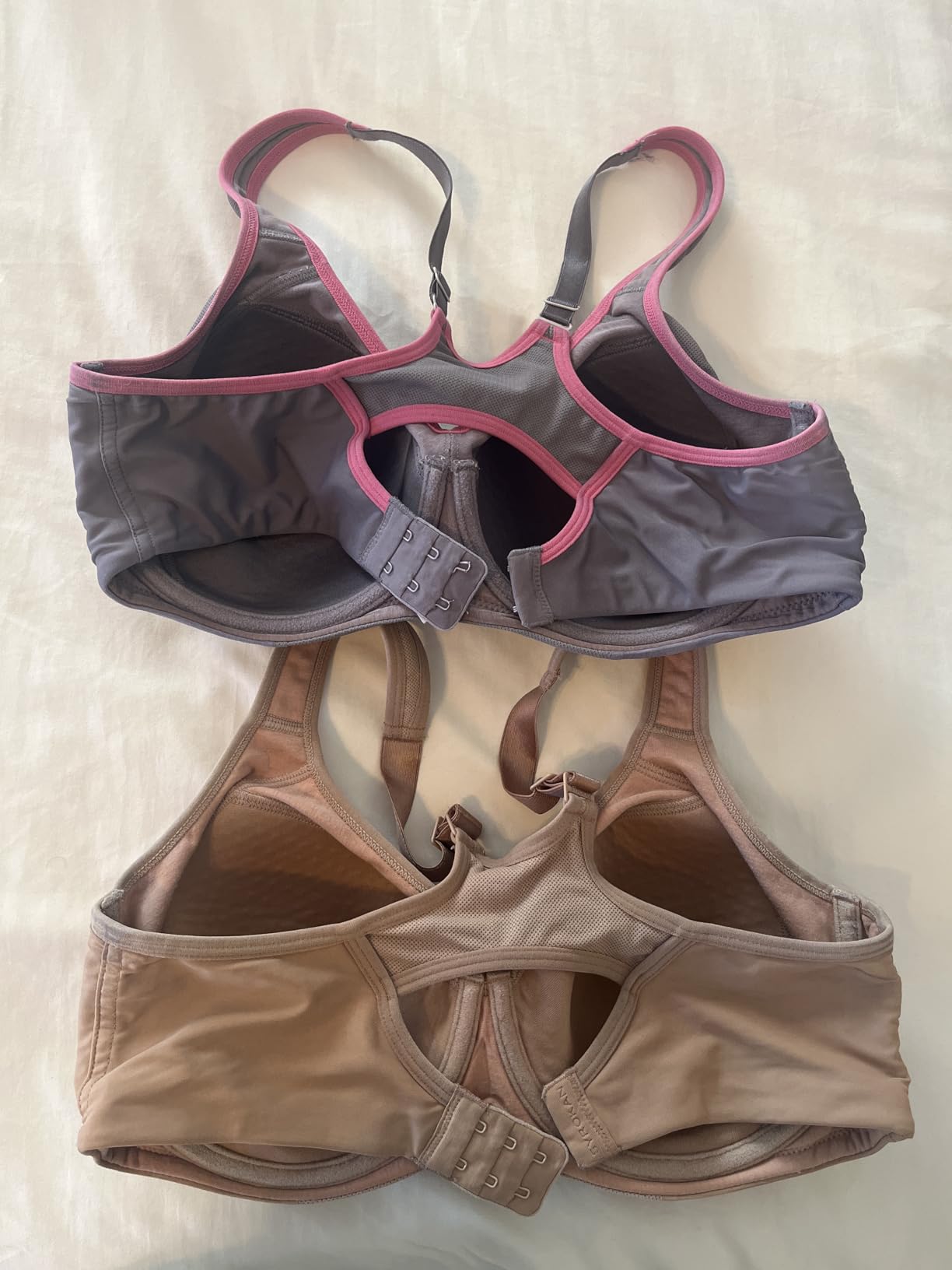 SYROKAN Women's Full Support High Impact Racerback Lightly Lined Underwire Sports Bra customer photo 2