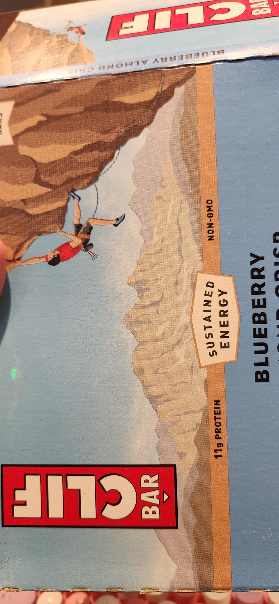 CLIF BAR - Energy Protein Bars - Blueberry Almond Crisp - Made with Organic Oats - Energy Bars - Non-GMO - (10 Pack) customer photo 2