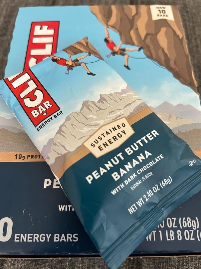 CLIF BAR - Energy Protein Bars - Peanut Butter Banana with Dark Chocolate - Made with Organic Oats - Energy Bars - Non-GMO - (10 Pack) customer photo 1