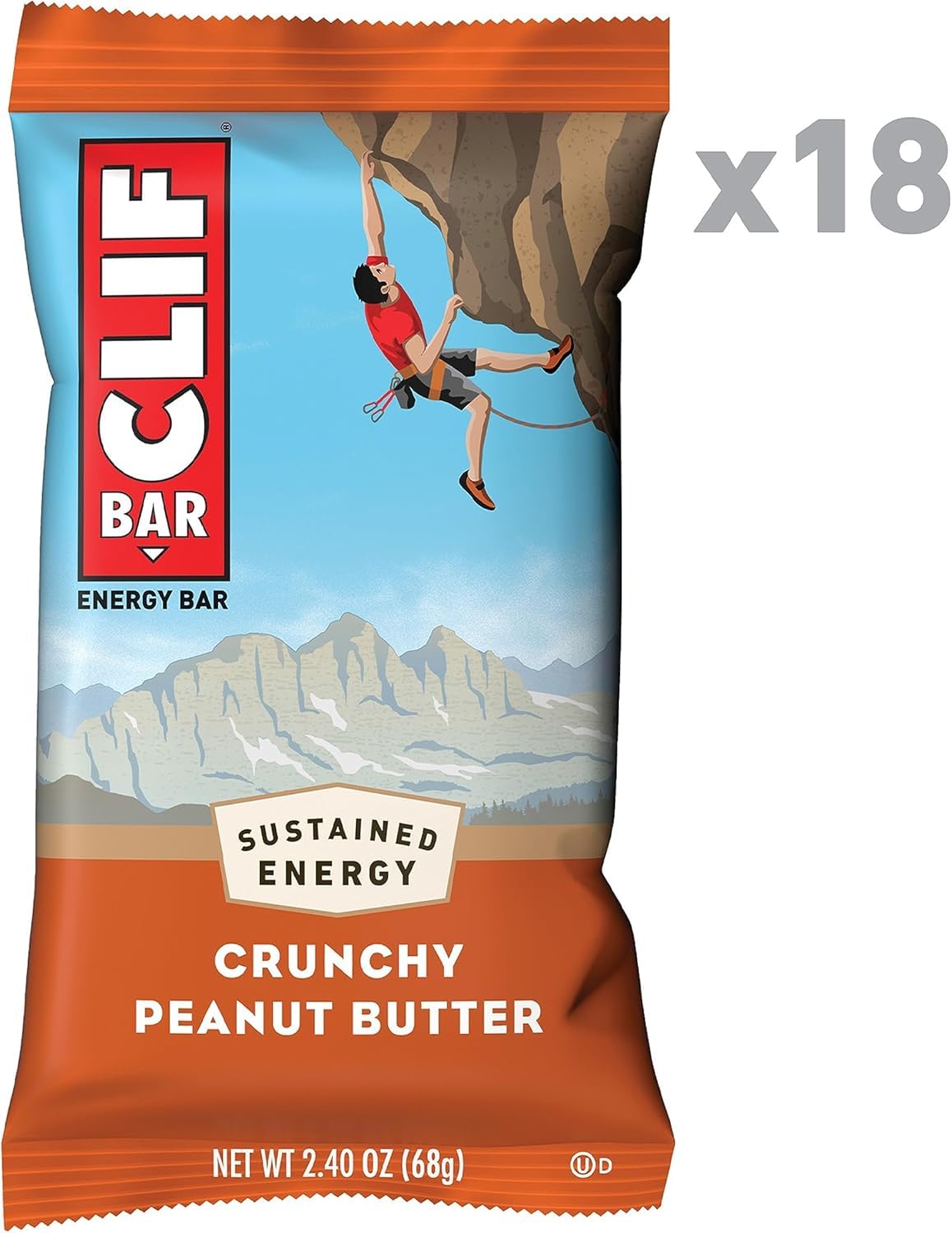 CLIF BAR - Energy Protein Bars - Crunchy Peanut Butter - Made with Organic Oats - Energy Bars - Non-GMO - (15 Pack) customer photo 1