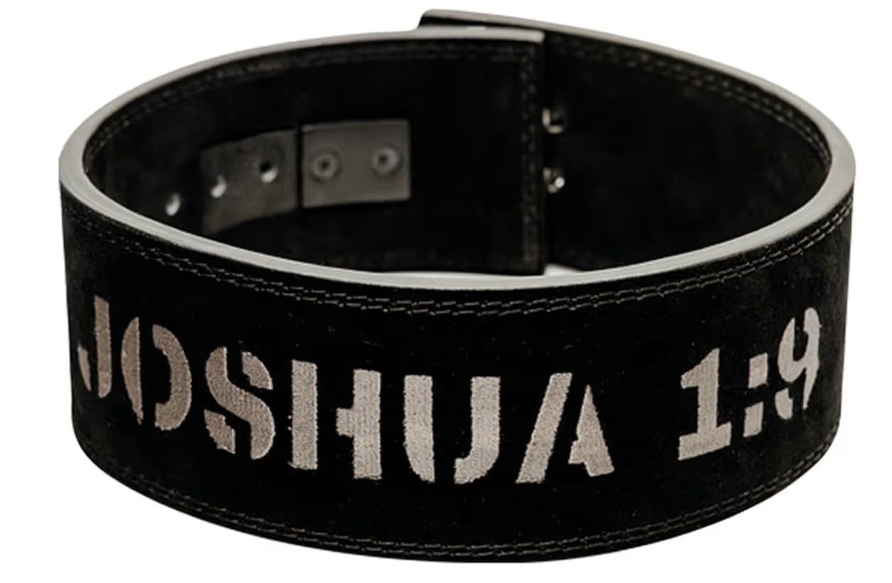 Christian Lever Weight Lifting Belt - 10mm Thick Leather Weightlifting Belt for Men & Women - Durable Leather Weight Belt for Men - High Strength Powerlifting Belt - Squat Belt, Deadlifting Belt customer photo 2