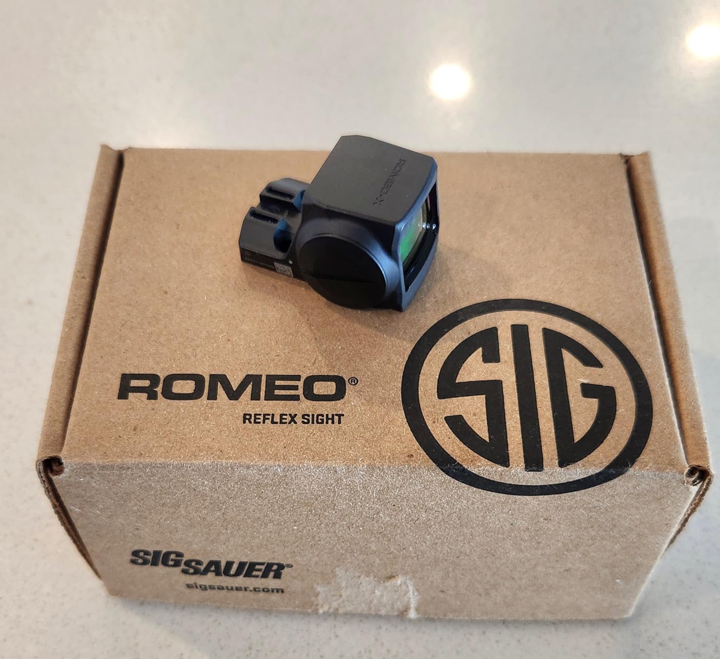 SIG SAUER Romeo-X Compact Pistol-Mounted Reflex Sight | Rugged Durable Aluminum Lightweight Waterproof MOTAC Open Sight with 15 Illumination Settings customer photo 2