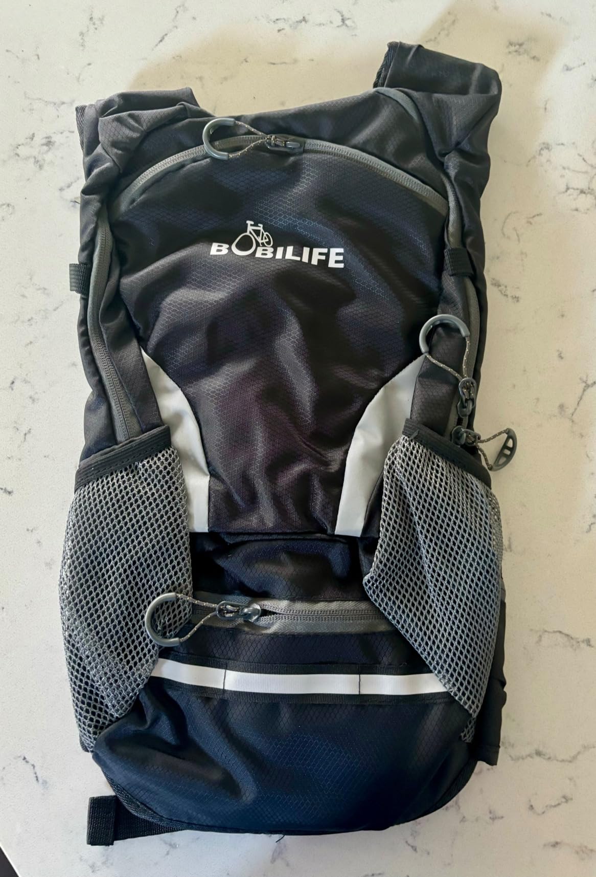 Bicycle Cycling Backpack - Water Resistant Biking and Bike Commuter Lightweight Backpack with Helmet Mesh Holder, Men and Women customer photo 2
