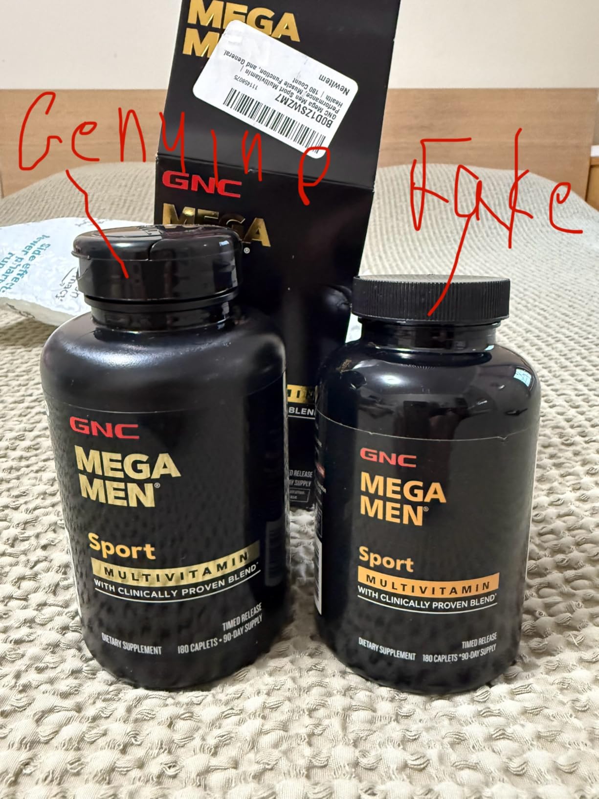 GNC Mega Men Sport Multivitamin | Performance, Muscle Function, and General Health | 180 Count customer photo 1