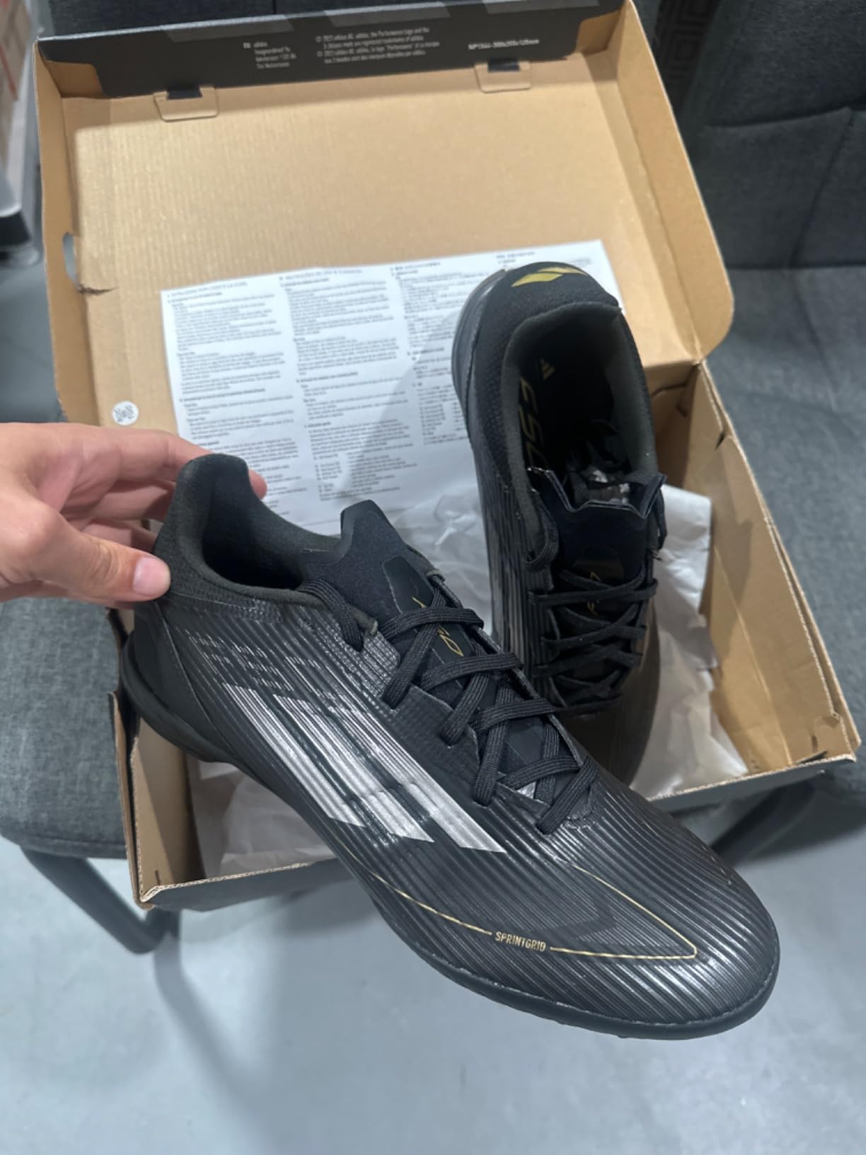 adidas Unisex-Adult F50 League Turf Soccer Cleats customer photo 1