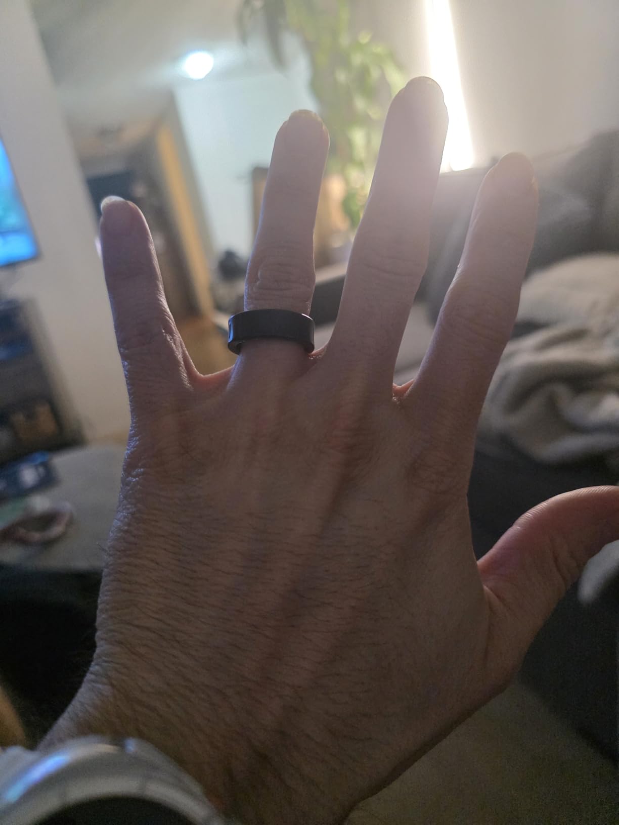 SAMSUNG Galaxy Ring, AI Smart Ring, Size First w/Sizing Kit, No App Subscription, Fitness Monitor, Sleep Tracker, Up to 7-Day Battery, Size 10, Titanium Silver customer photo 1