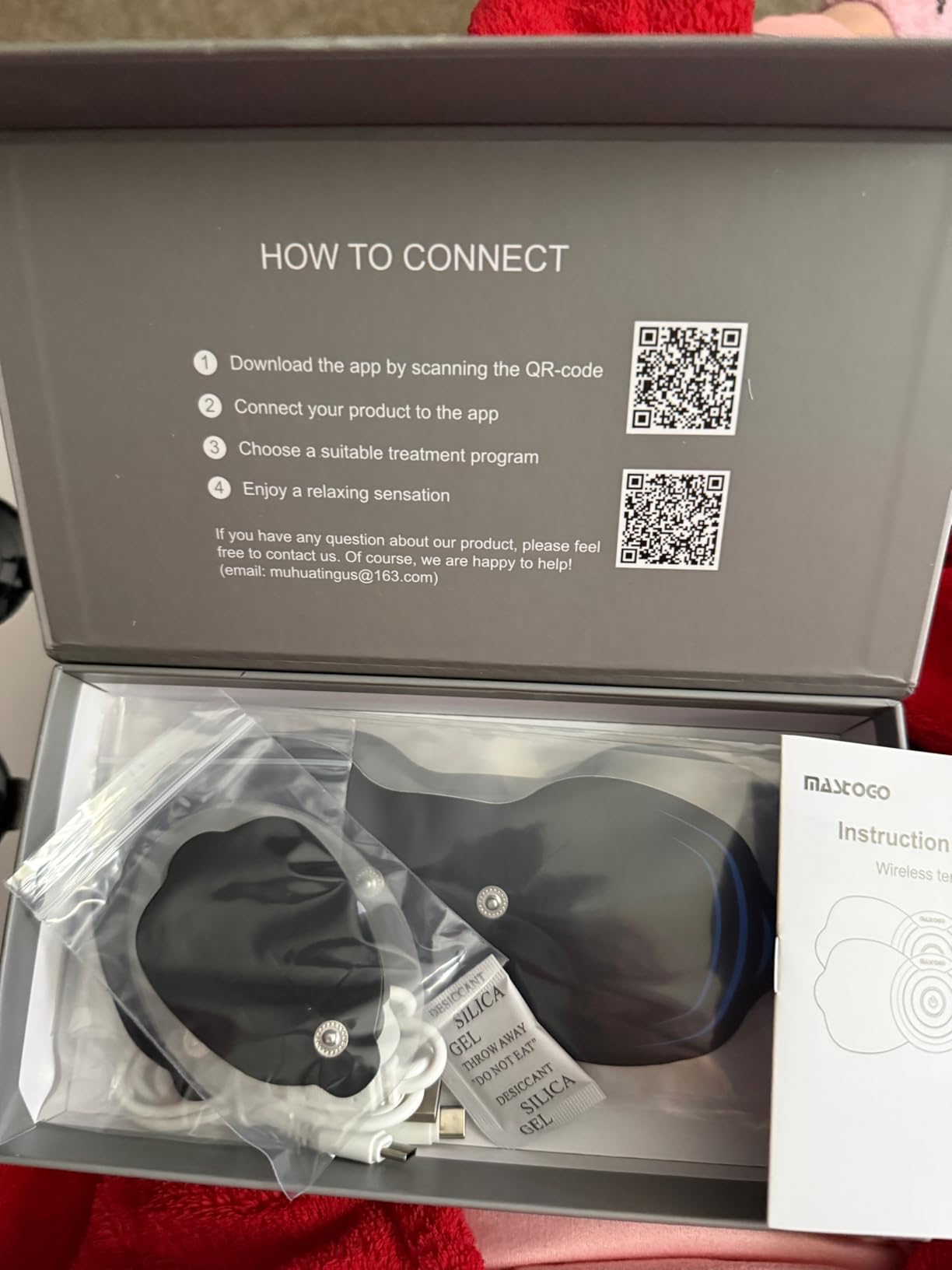 MASTOGO Wireless TENS Unit Back Pain Relief Massager- Muscle Stimulator Machine - Wireless TENS Unit Muscle Stimulator- tens Unit customer photo 2