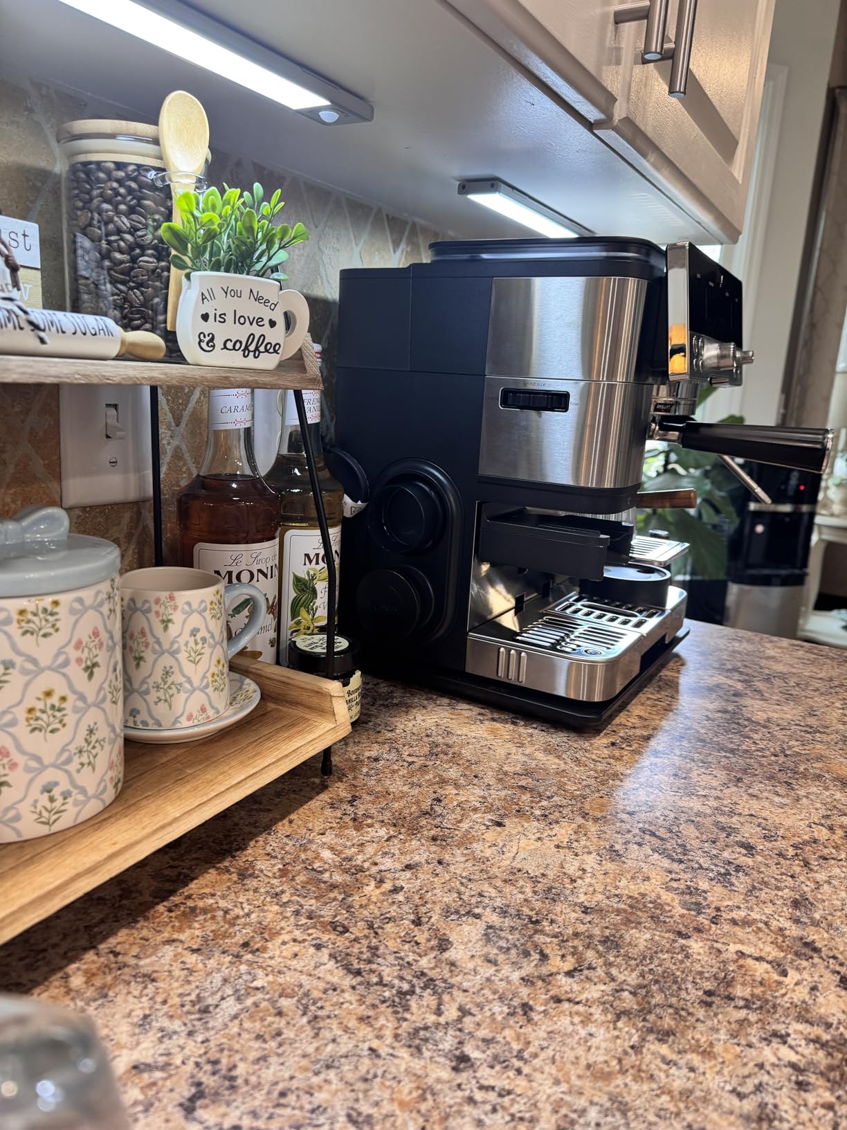 Ninja Luxe Cafe Premier 3-in-1 Espresso Machine, Drip Coffee, & Rapid Cold Brew | Built-in Coffee Grinder, Hands-Free Milk Frother, Assisted Tamper for Cappuccinos & Lattes | Stainless Steel | ES601 customer photo 1