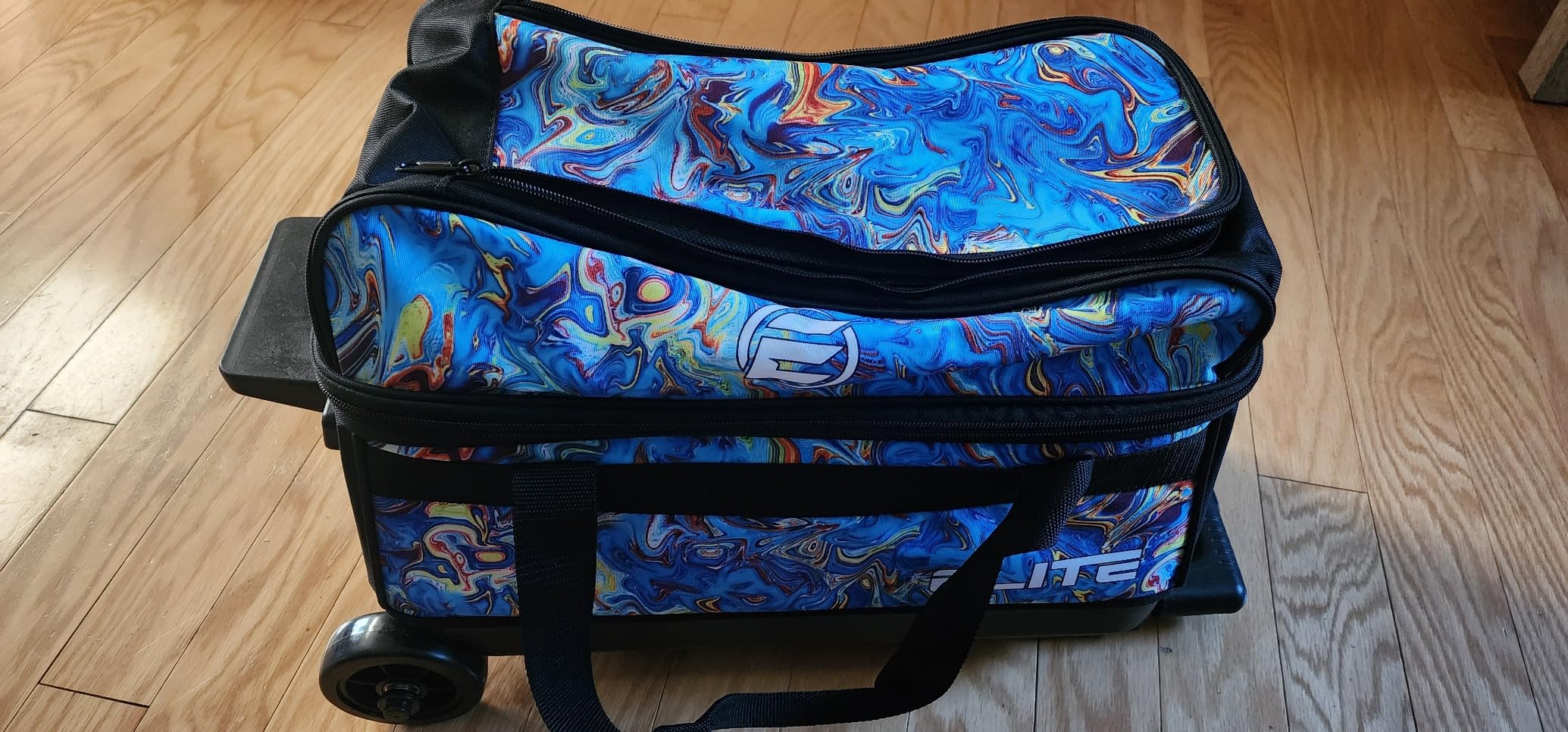 ELITE Basic Bowling Bag Double (2) Ball Roller with Rolling Wheels customer photo 2