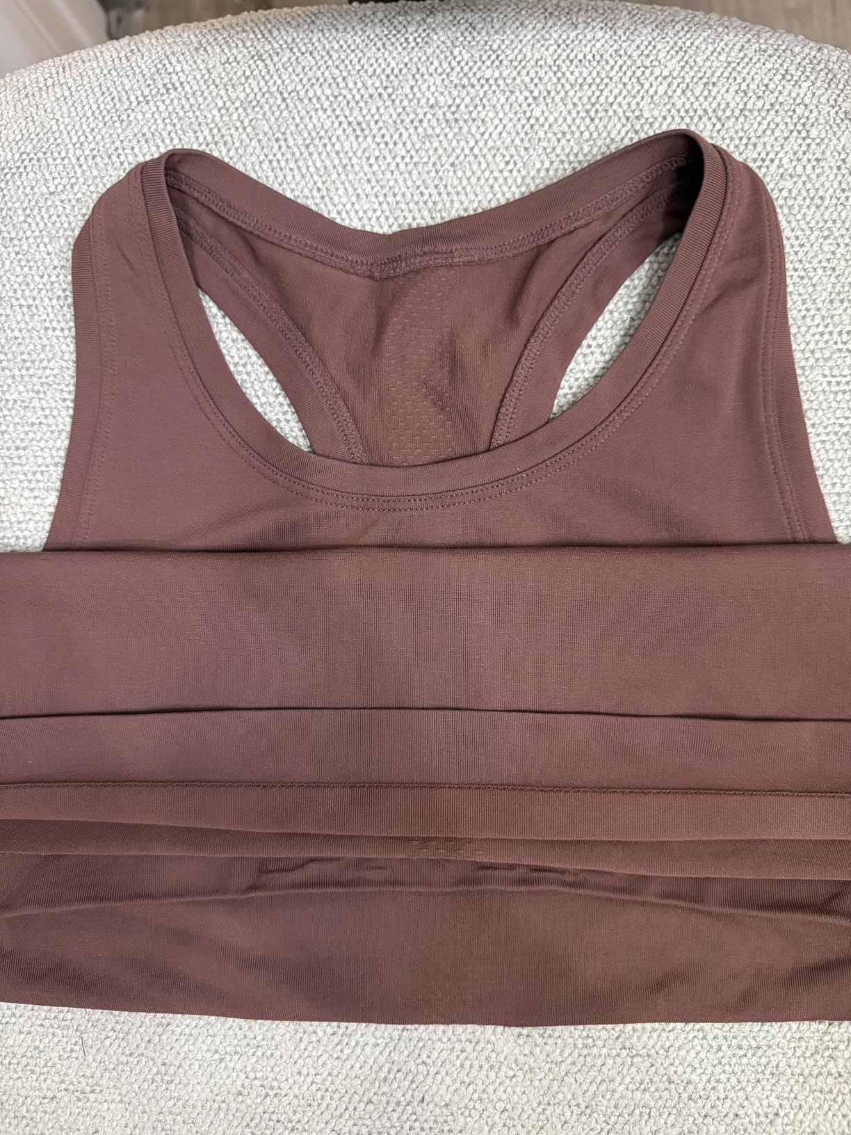 CRZ YOGA Seamless Workout Tank Tops for Women - Athletic Running Gym Sleeveless Shirts Crewneck Racerback Breathable customer photo 2